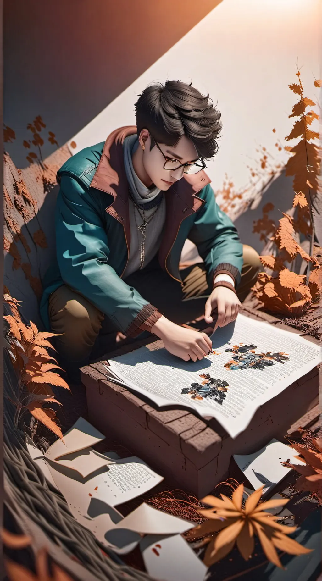 ai character: bully the paper background