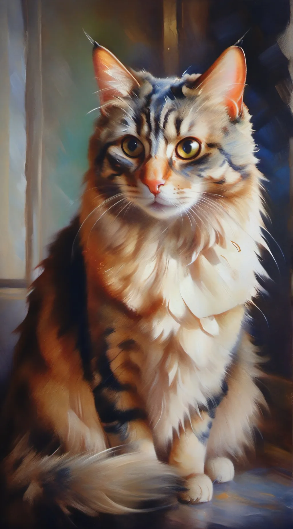 ai character: kitty background