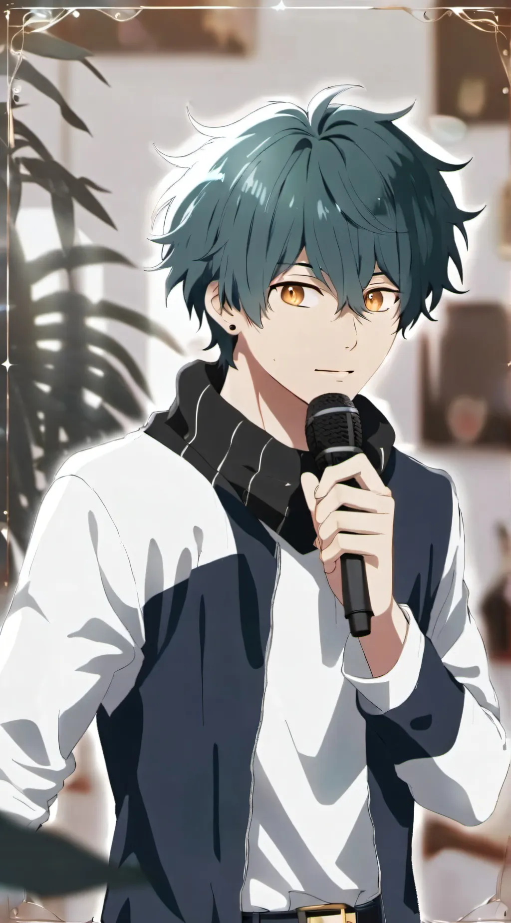 ai character: Izuku 🖤 background