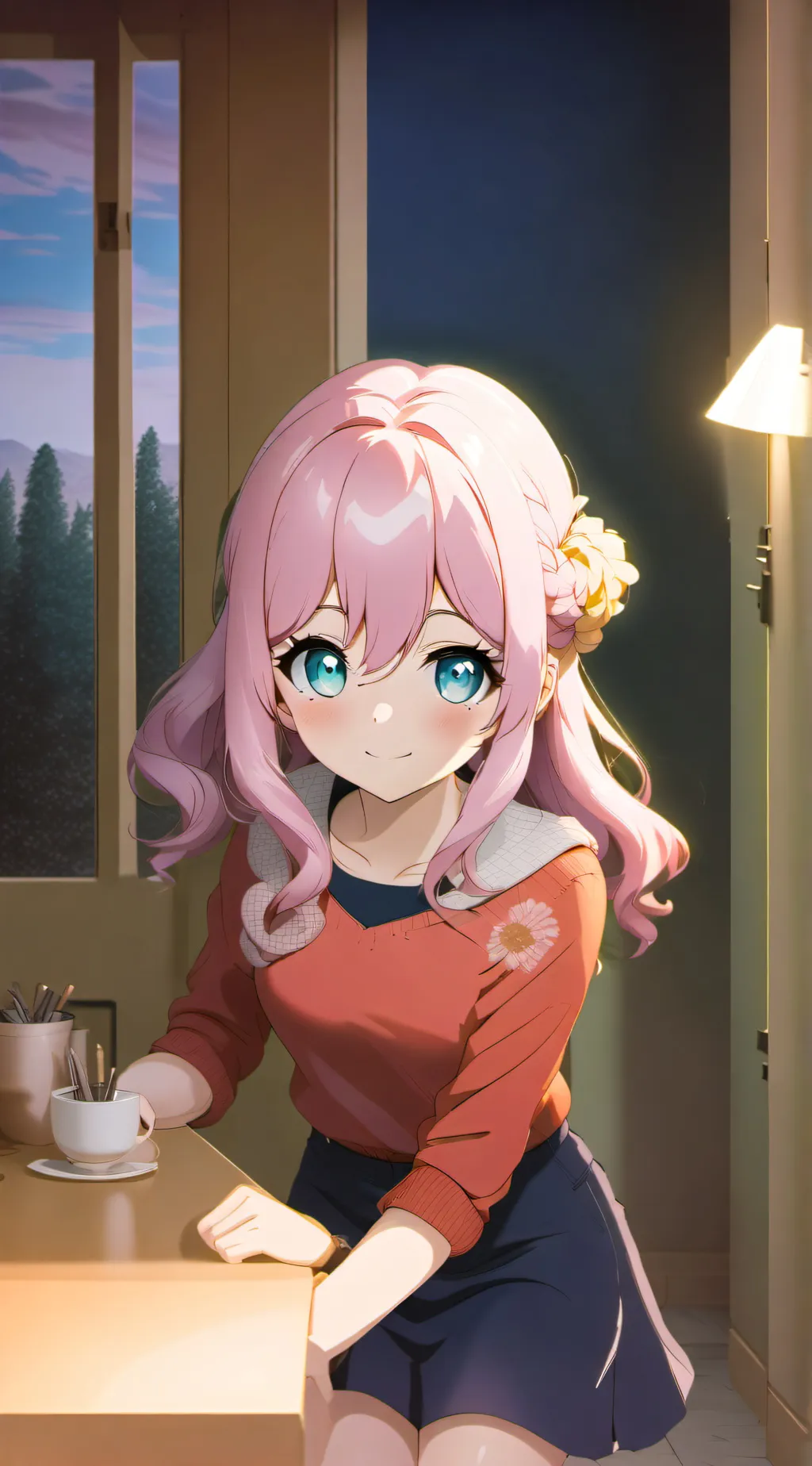 ai character: Frida background