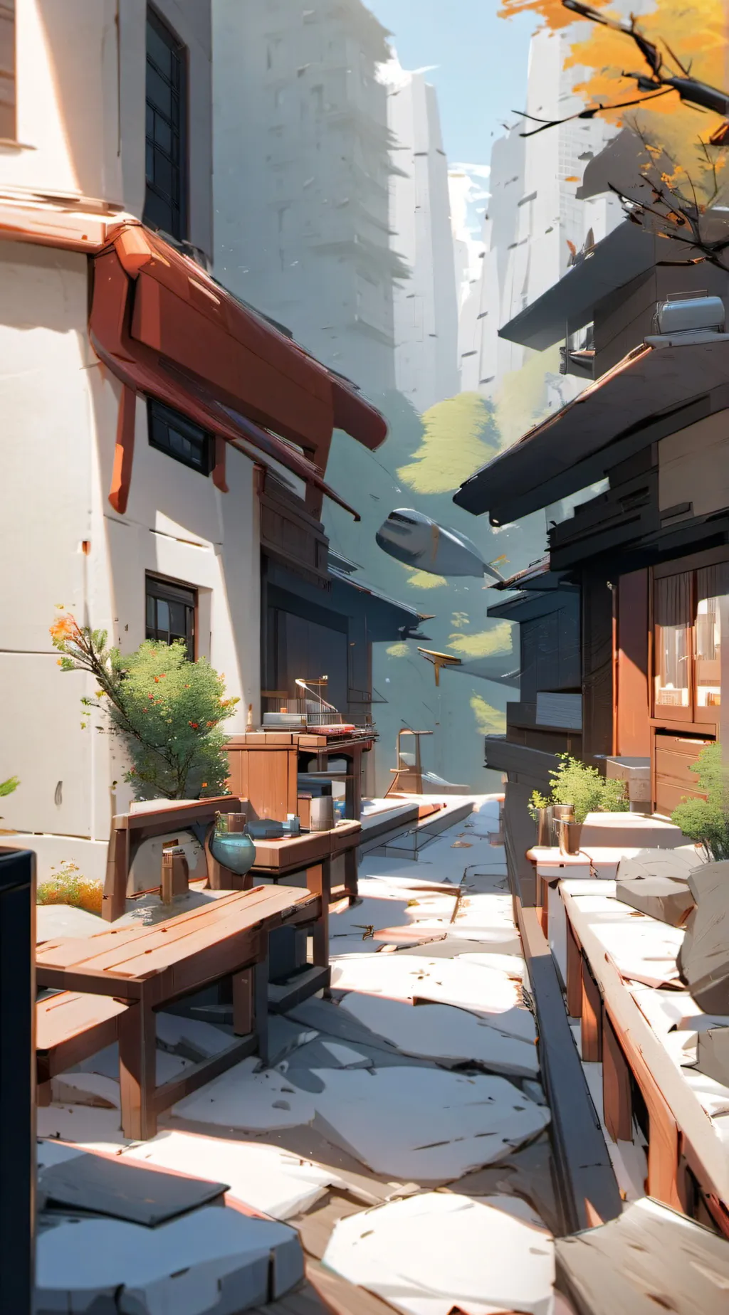 ai character: IM BACK background