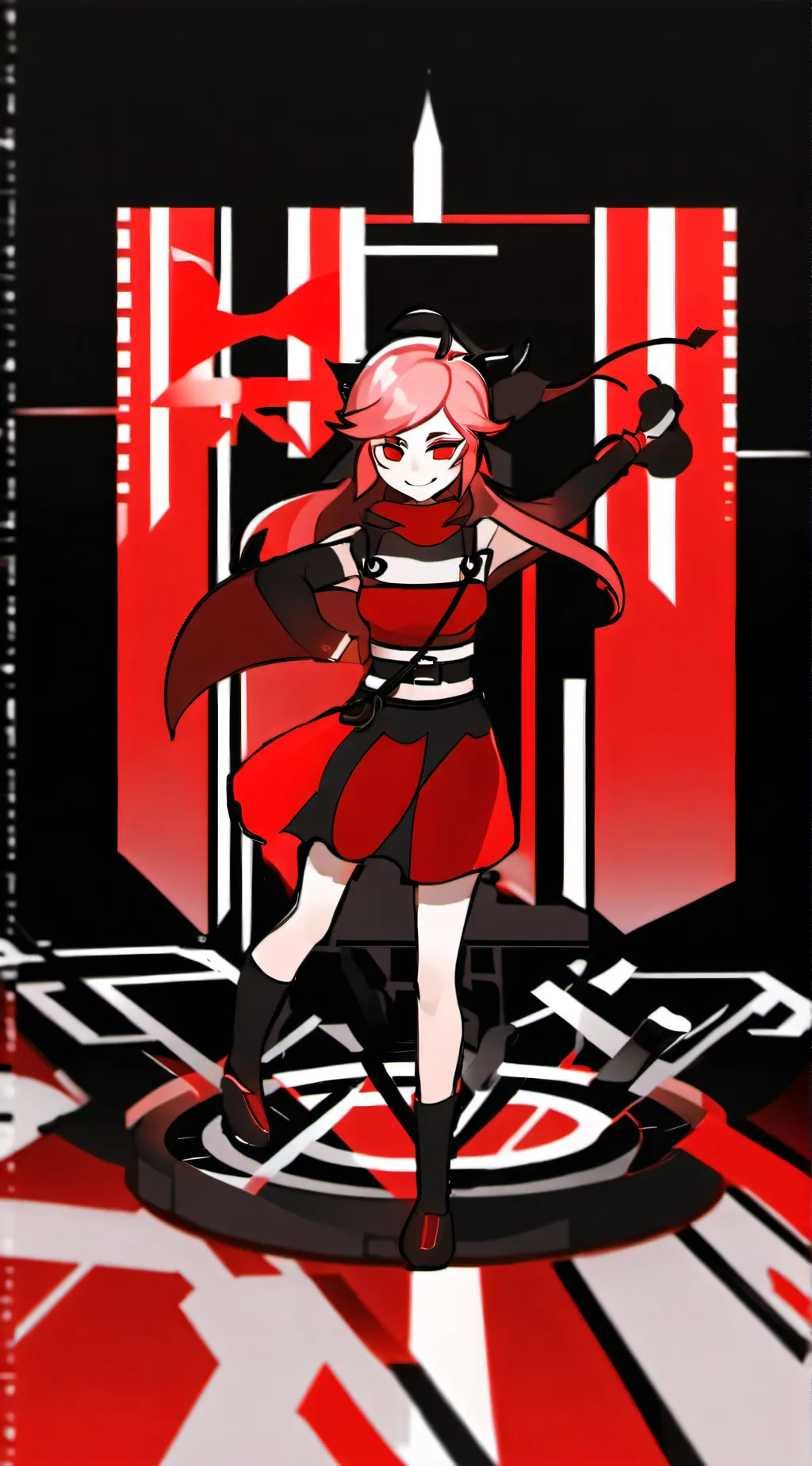 ai character: Radioapple snoball background