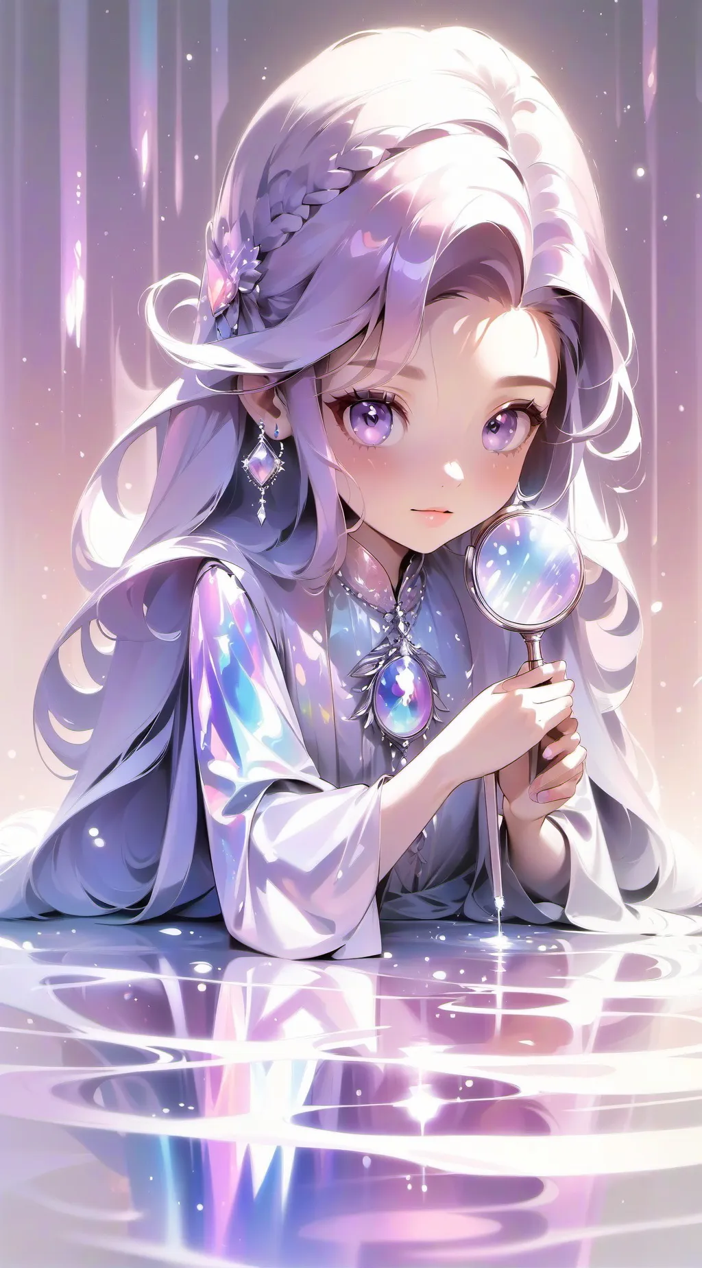 ai character: Leonila♥️🩷 background