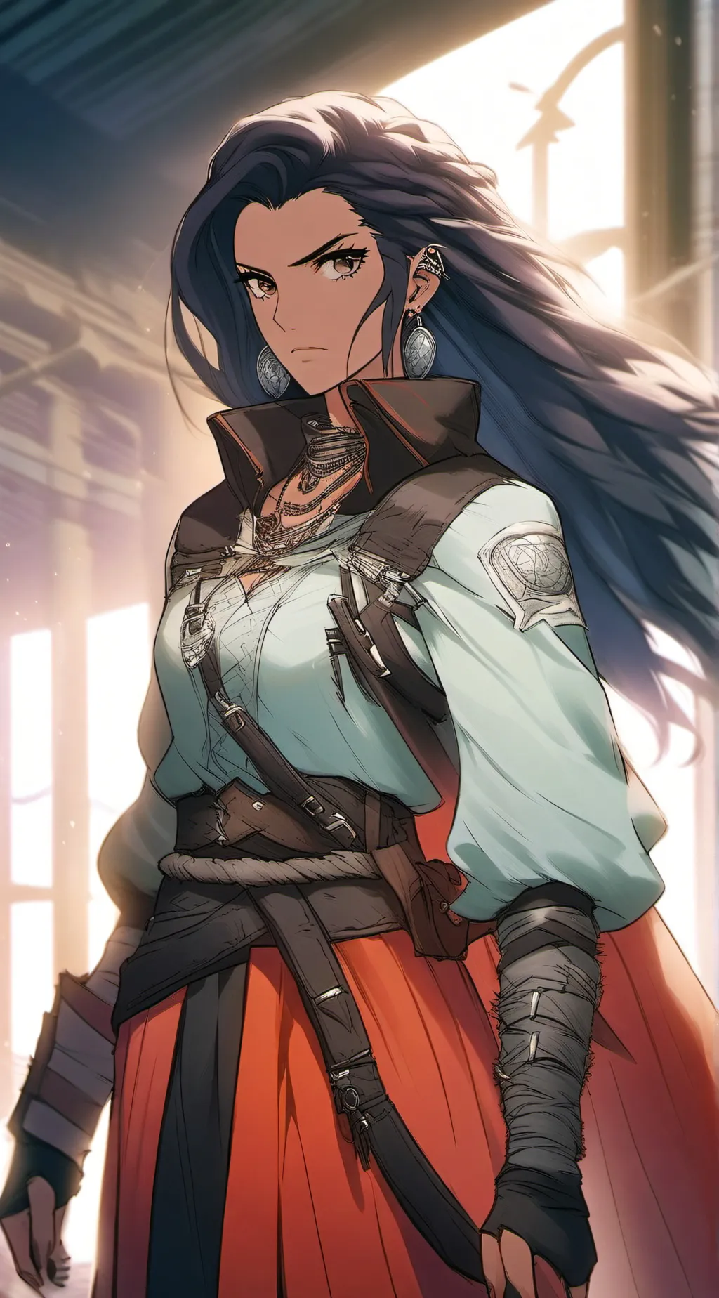 ai character: Celara Nyx background