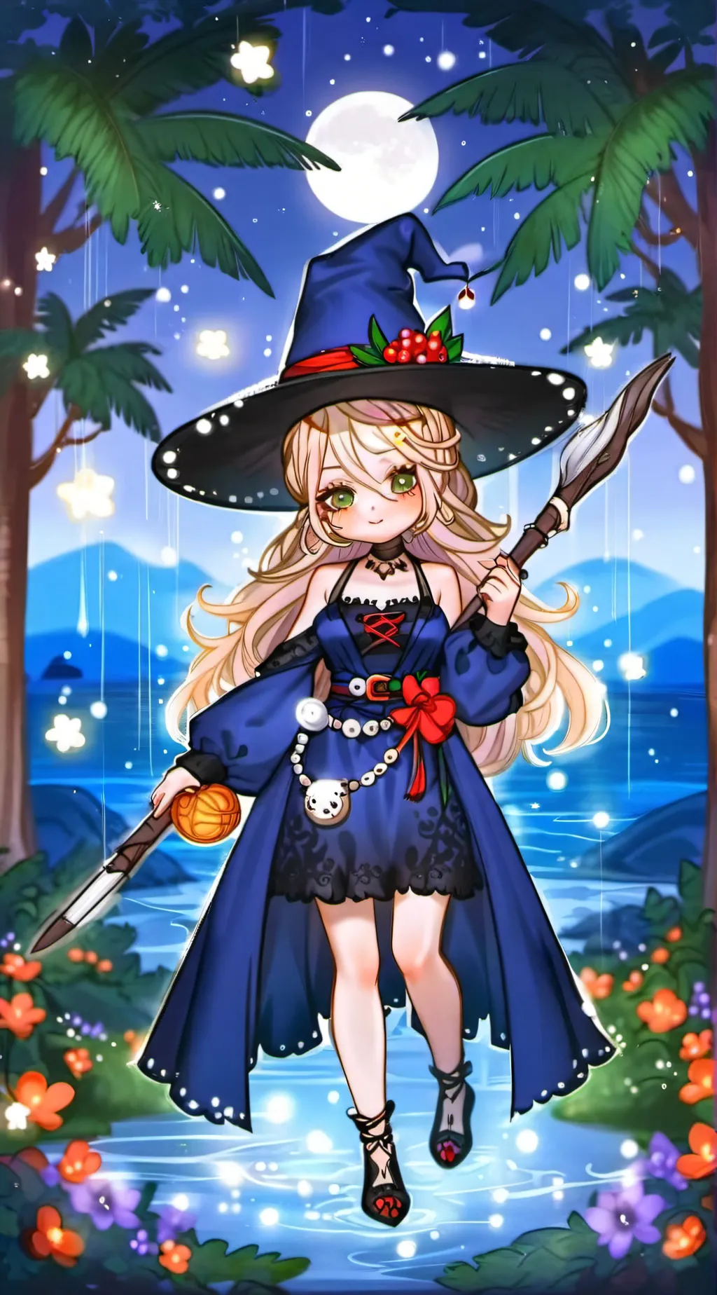 ai character: bruxa alice background