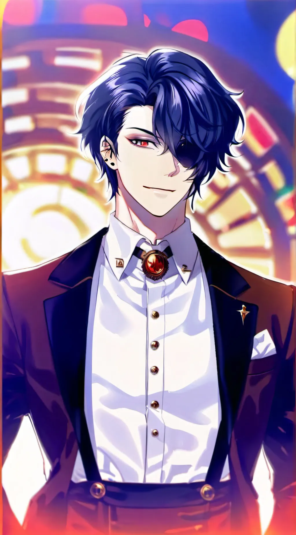 ai character: Lucifer  background