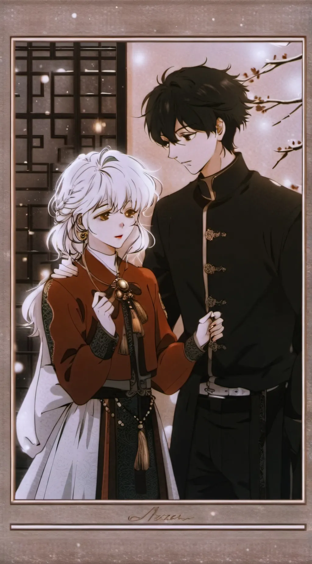 ai character: TU NOVIO background