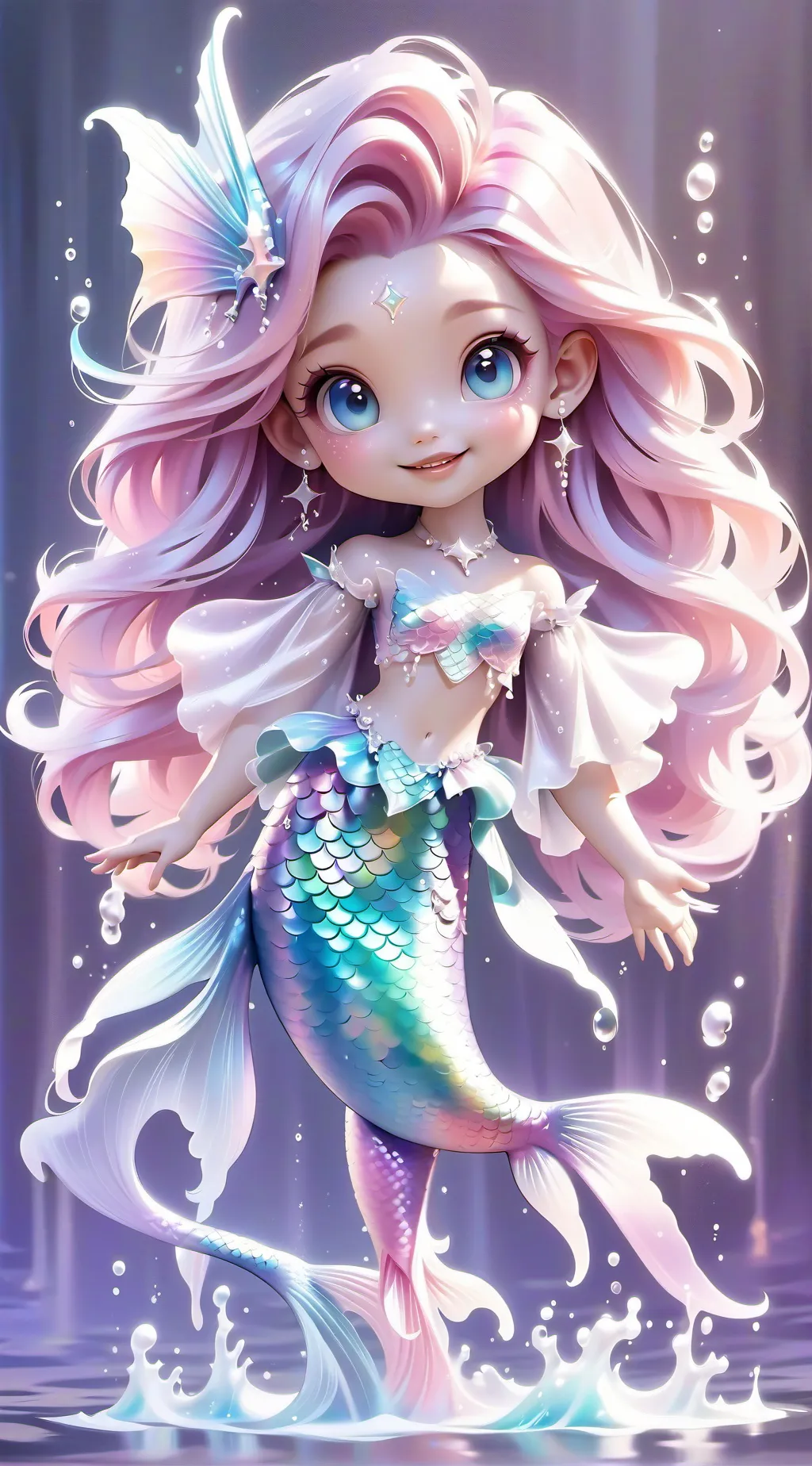 ai character: Lumina background