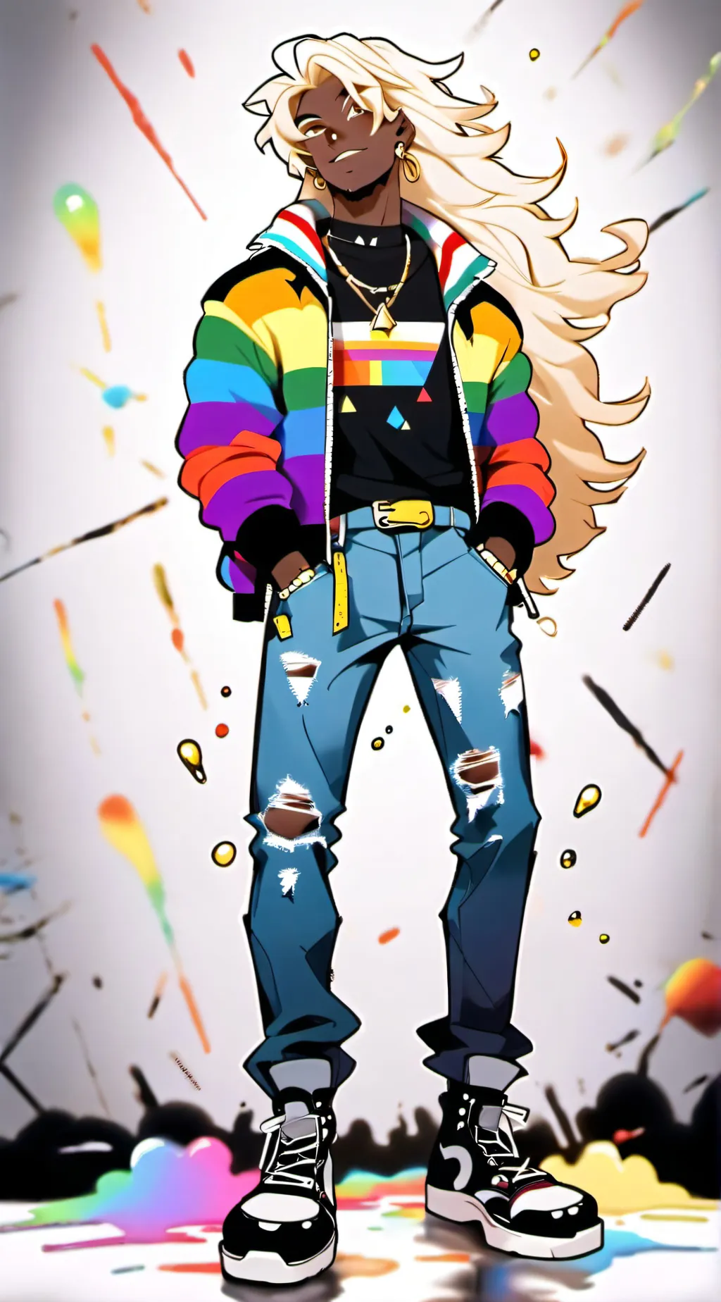 ai character: Angelo Thorn-dove background