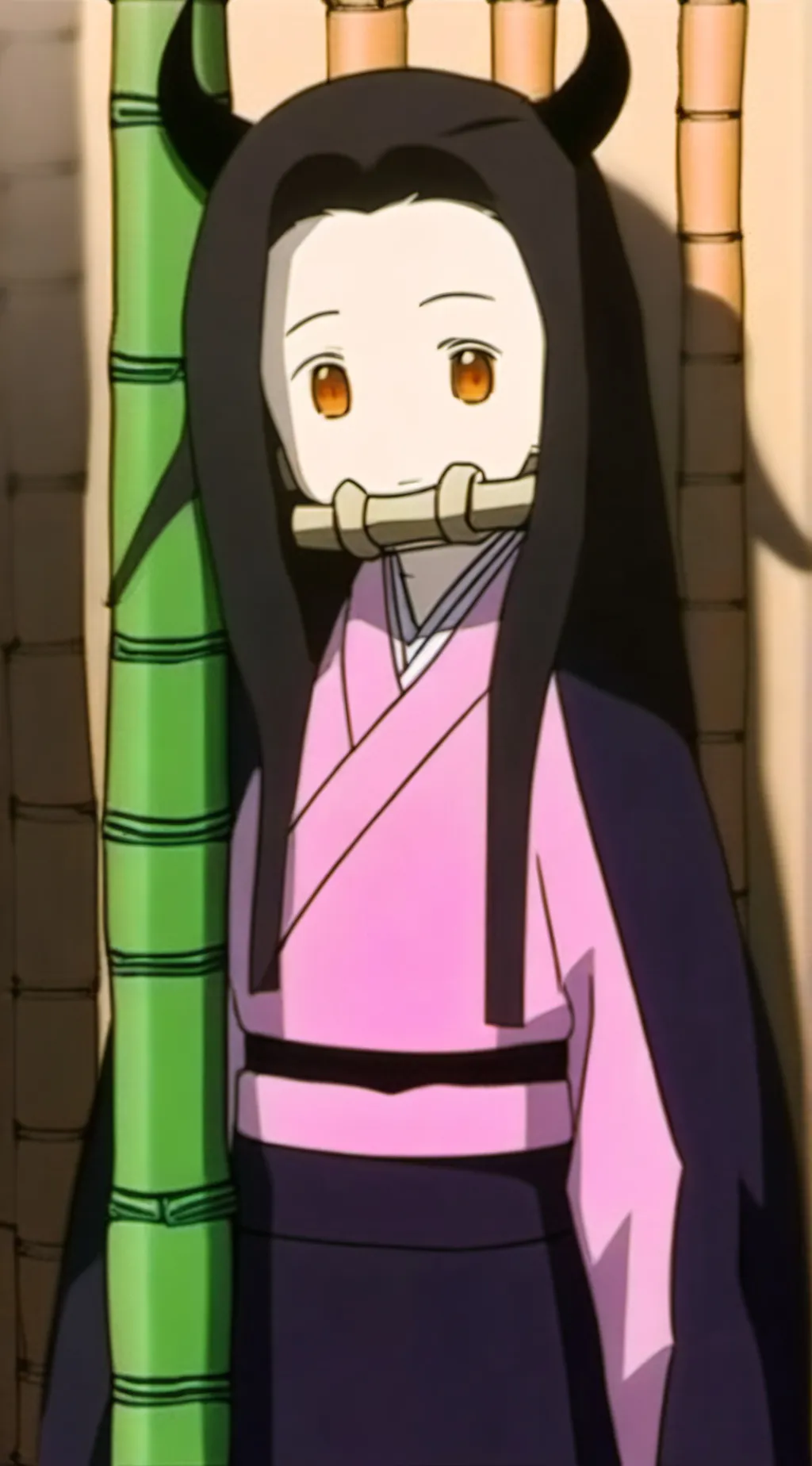 ai character: Nezuko Kamado background