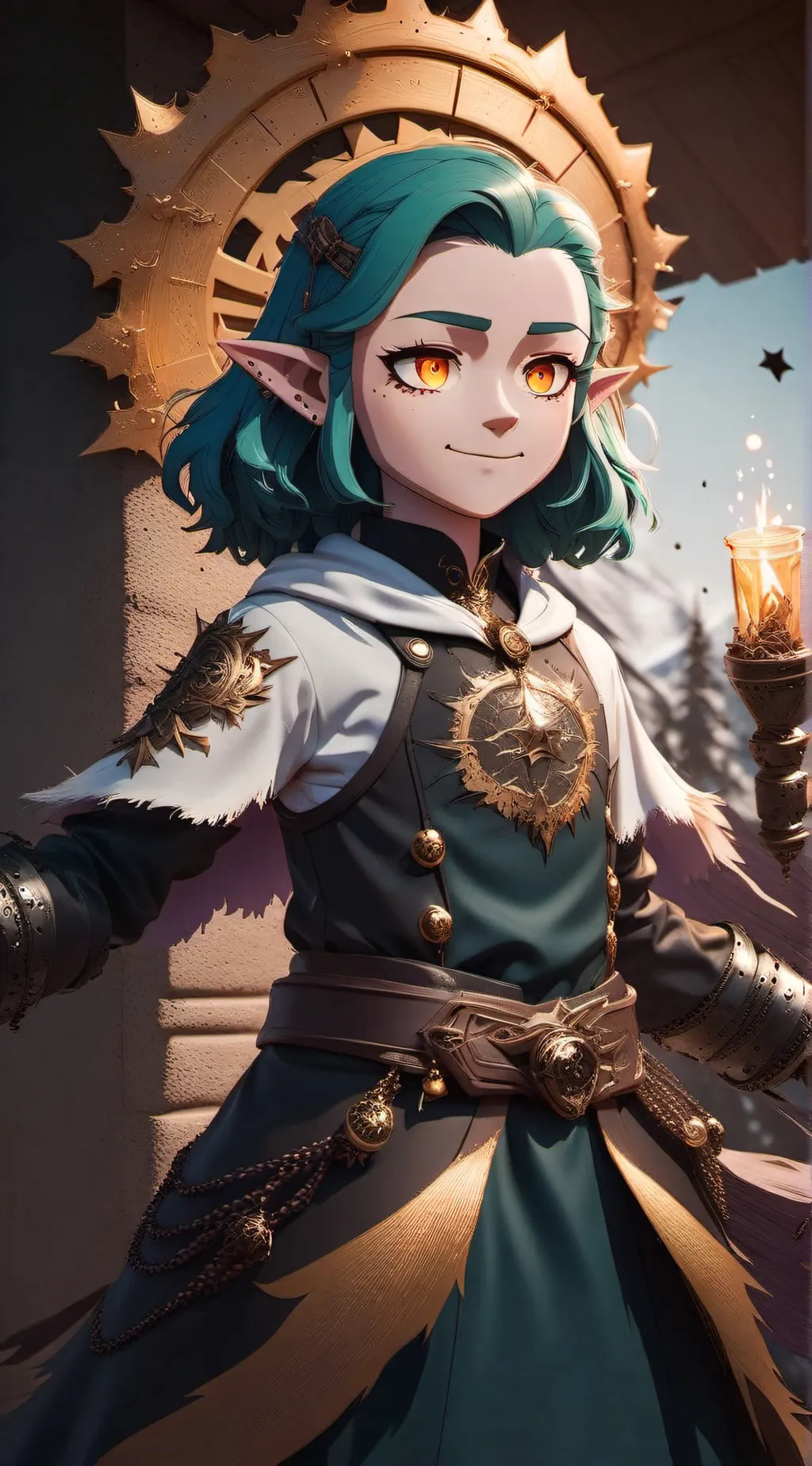 ai character: Amity blight background