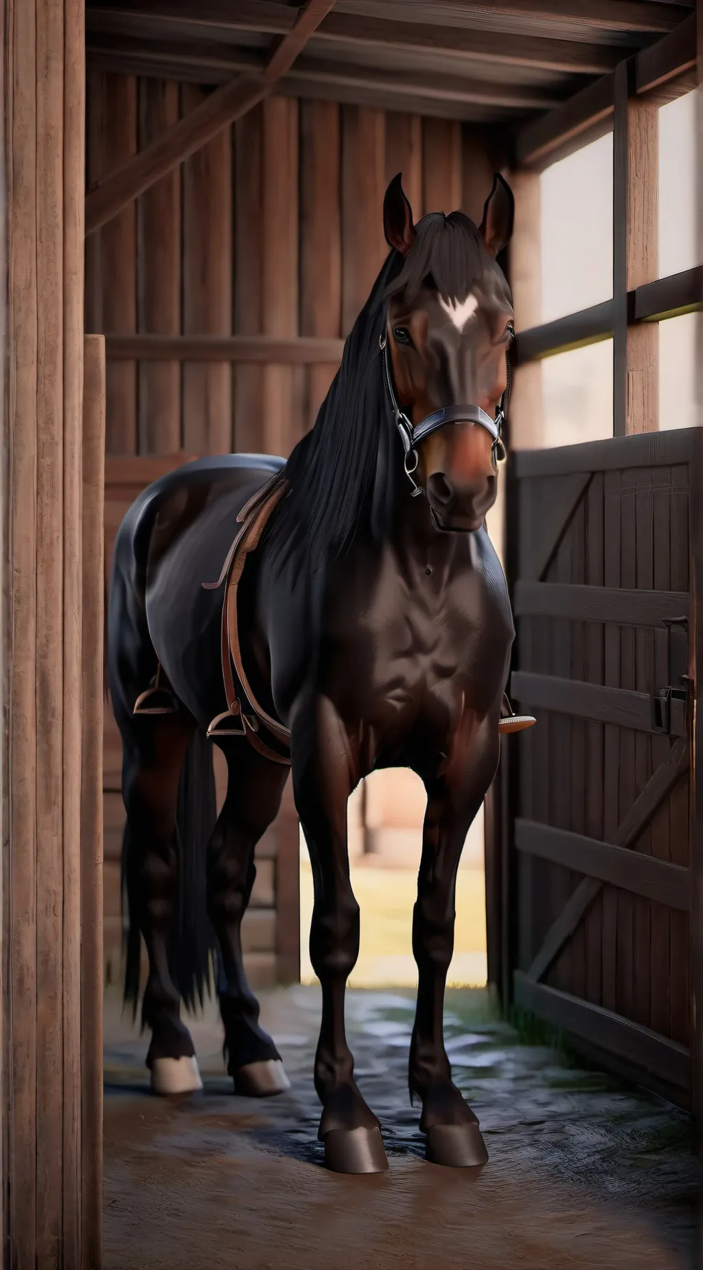 ai character: 《Mha horses》 background