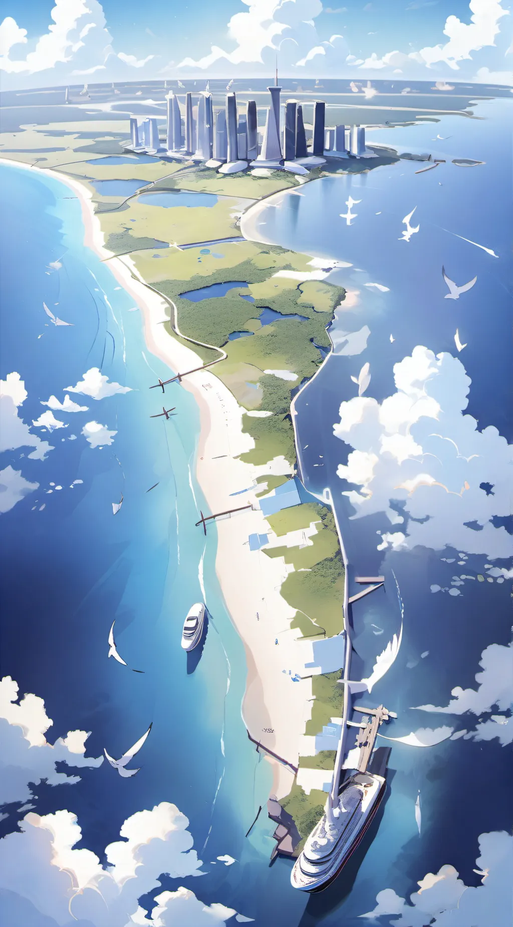 ai character: MILTON florida  background