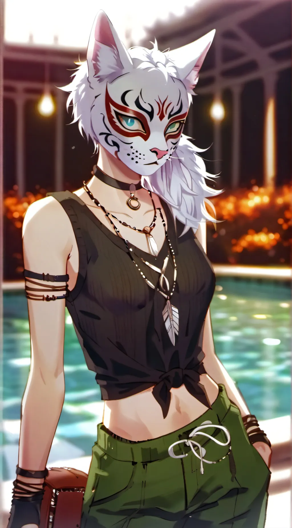 ai character: Kaito Hana background