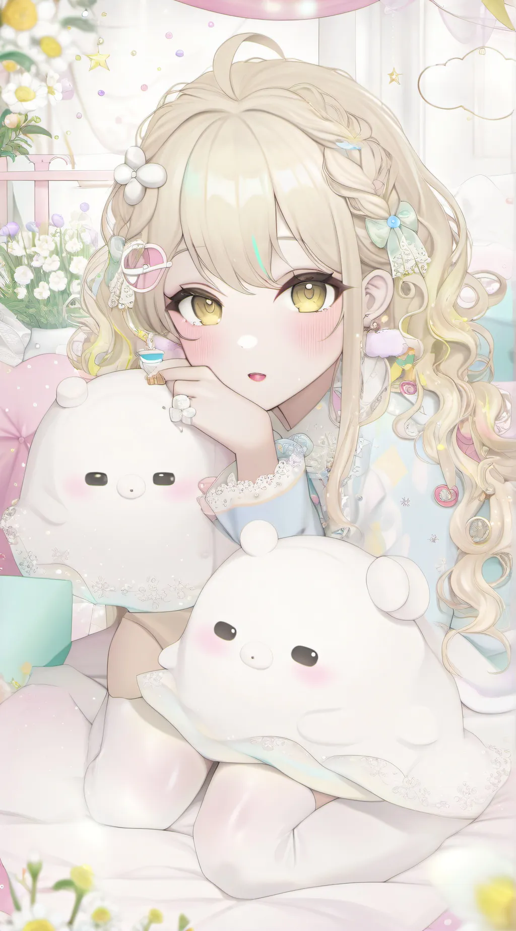 ai character: Annie  background