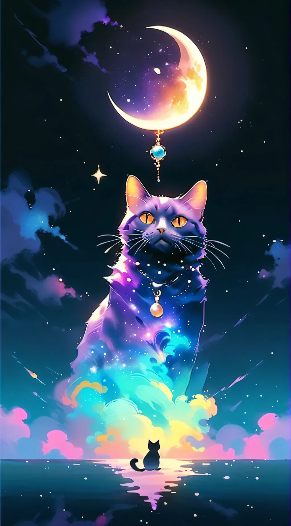 ai character: Catnap🏳️‍🌈🟡 background