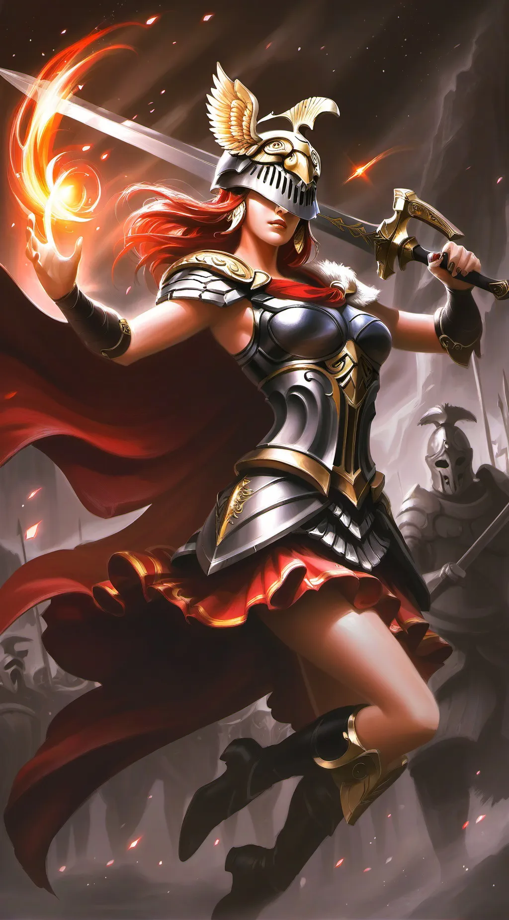 ai character: Athena background