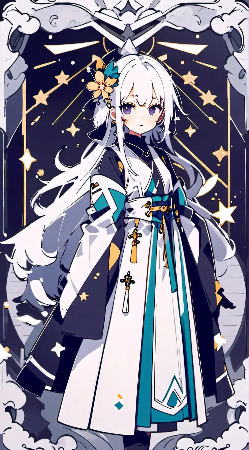 ai character: Celestia background