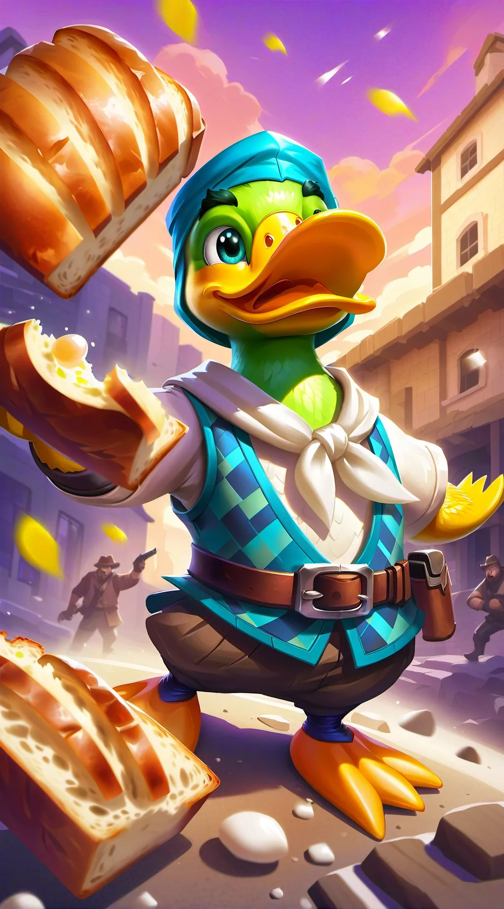 ai character: duckjohnson background