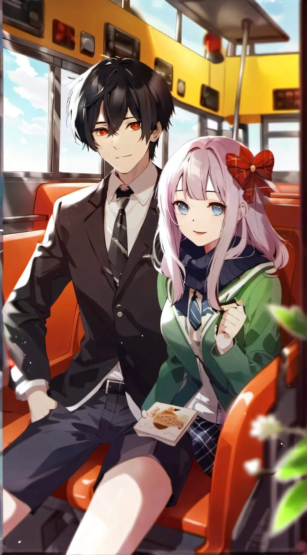 ai character: school graveyard background