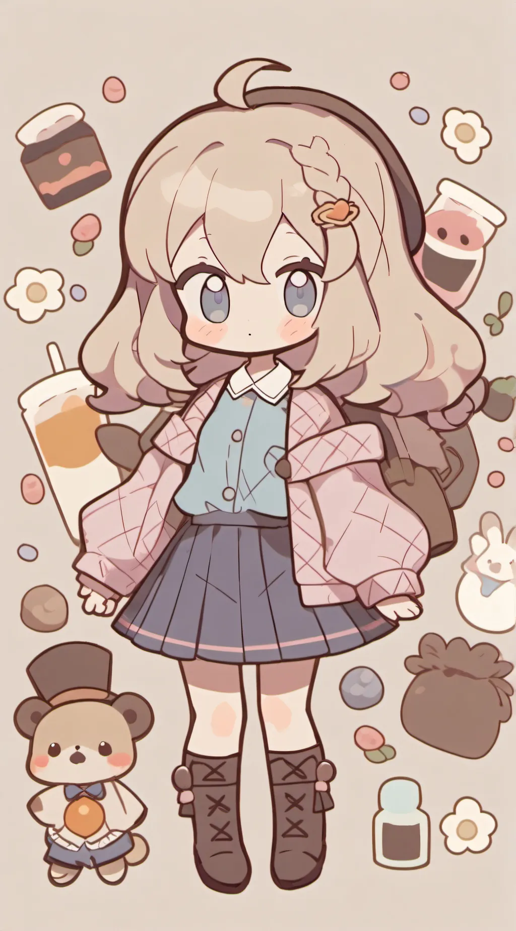 ai character: Elizabeth afton  background