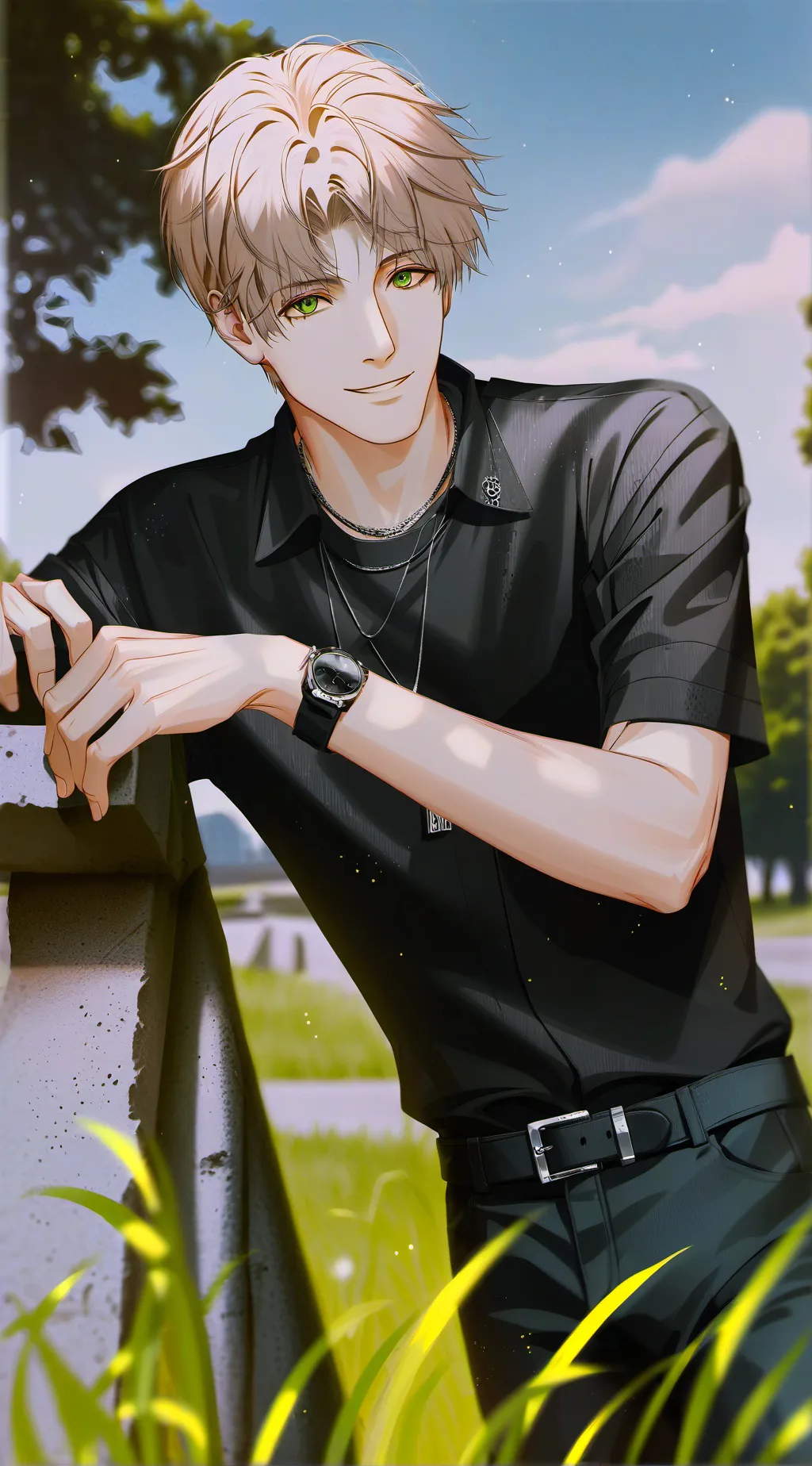 ai character: Evan background