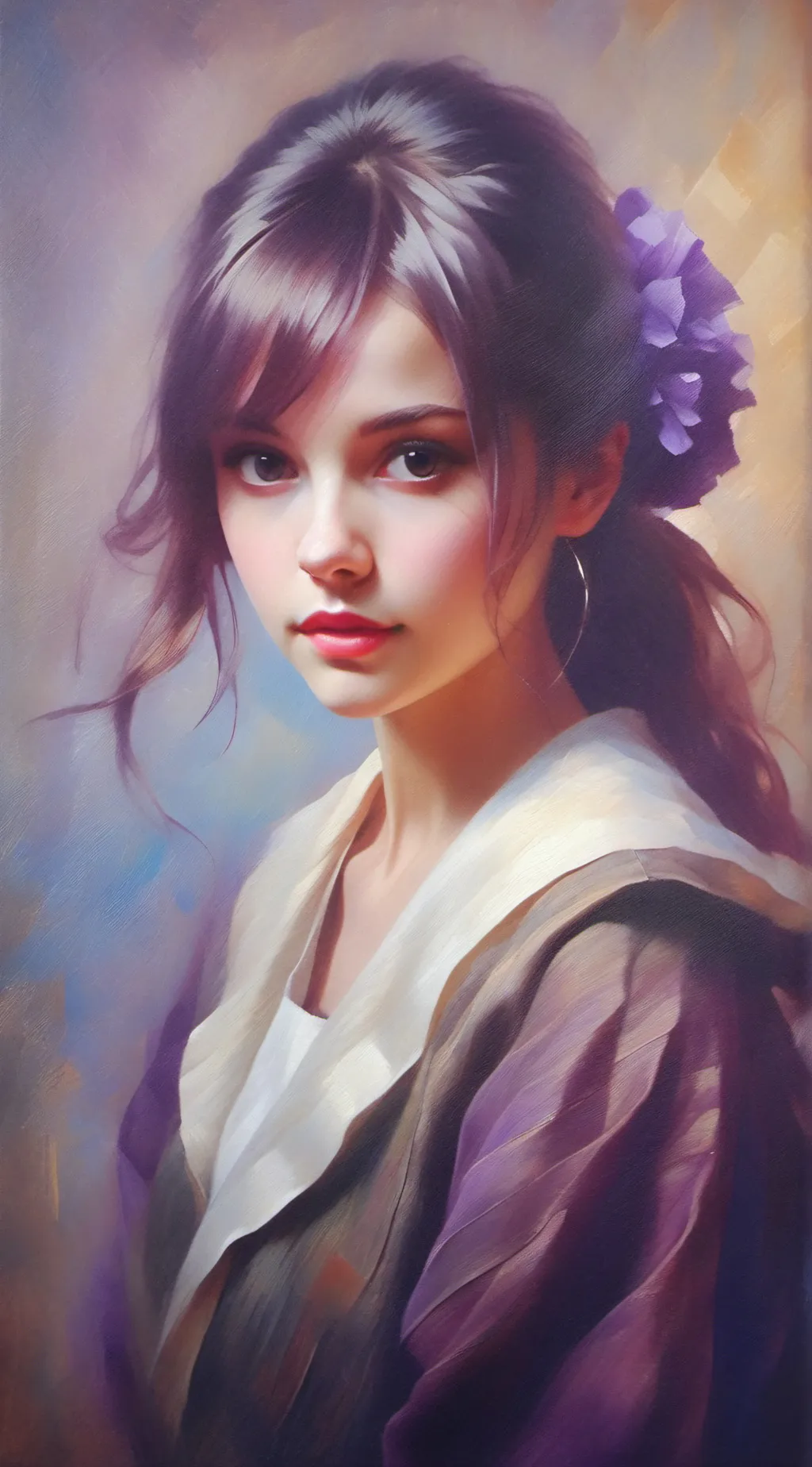 ai character: Crystal background