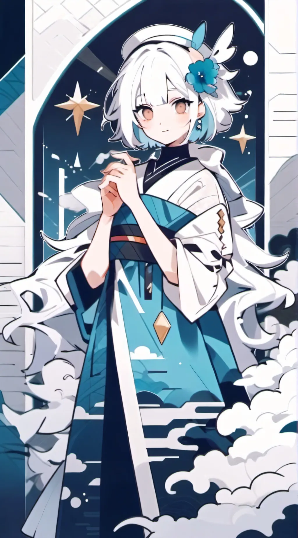 ai character: luna  background