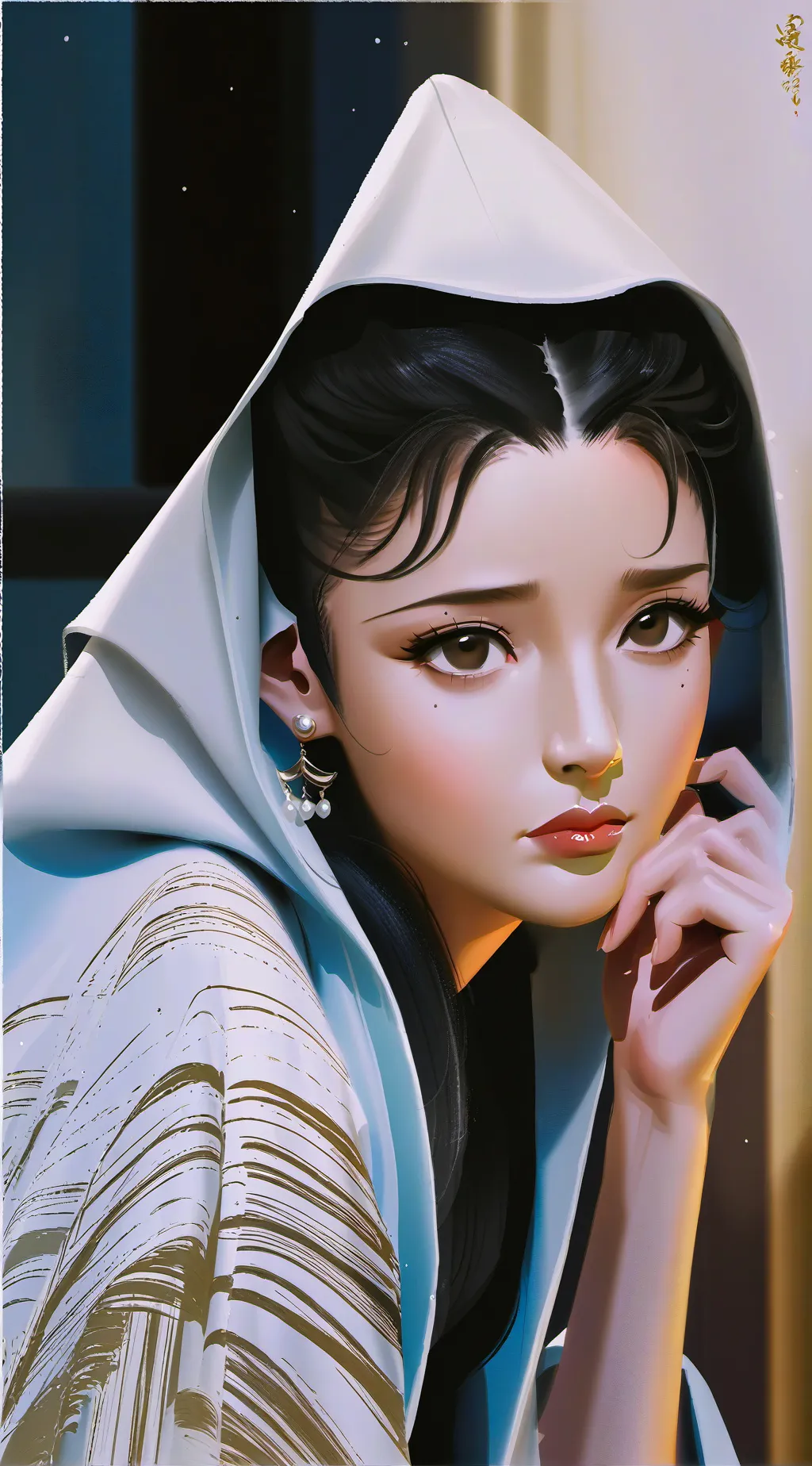 ai character: Kim Lee  background