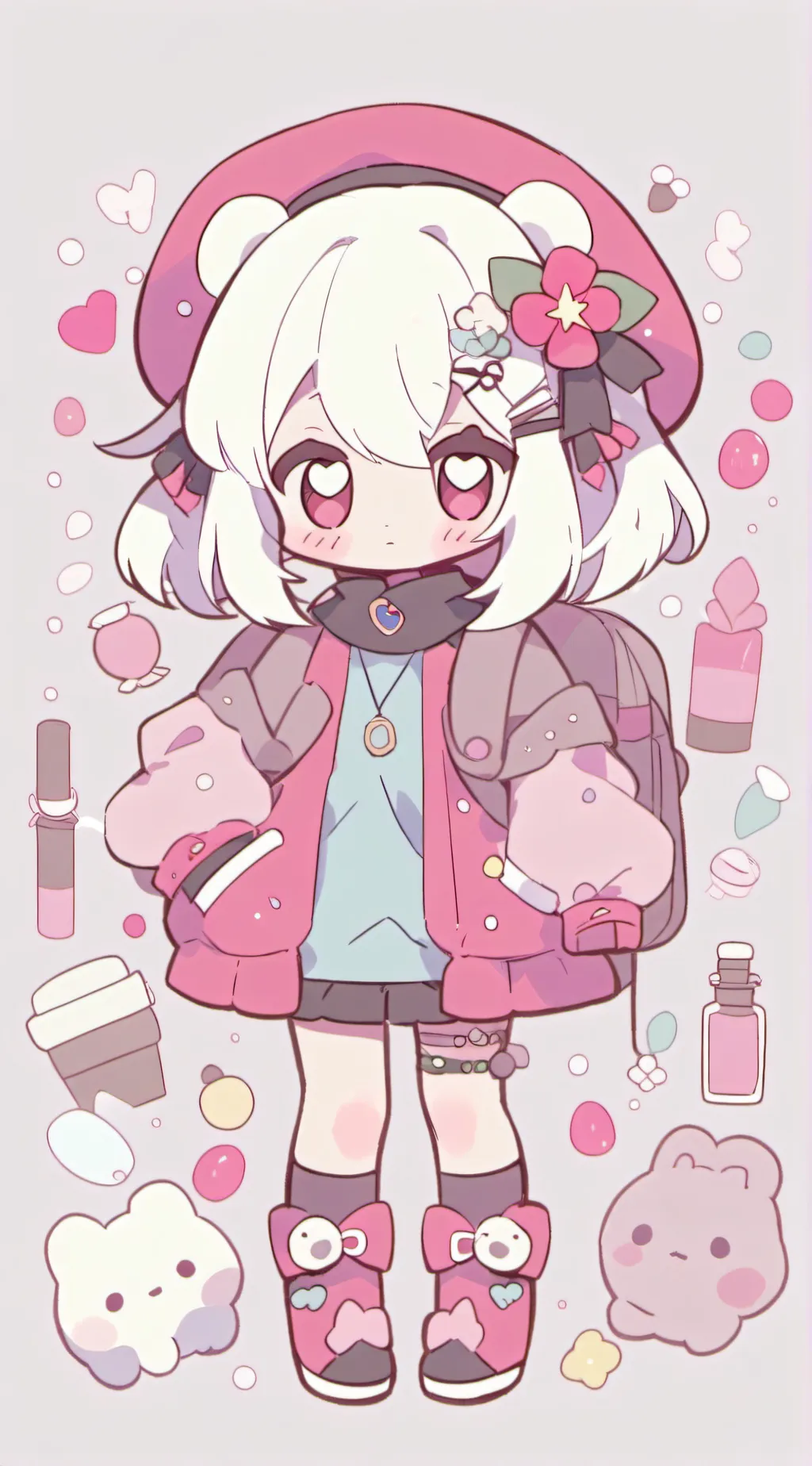 ai character: friends and me background