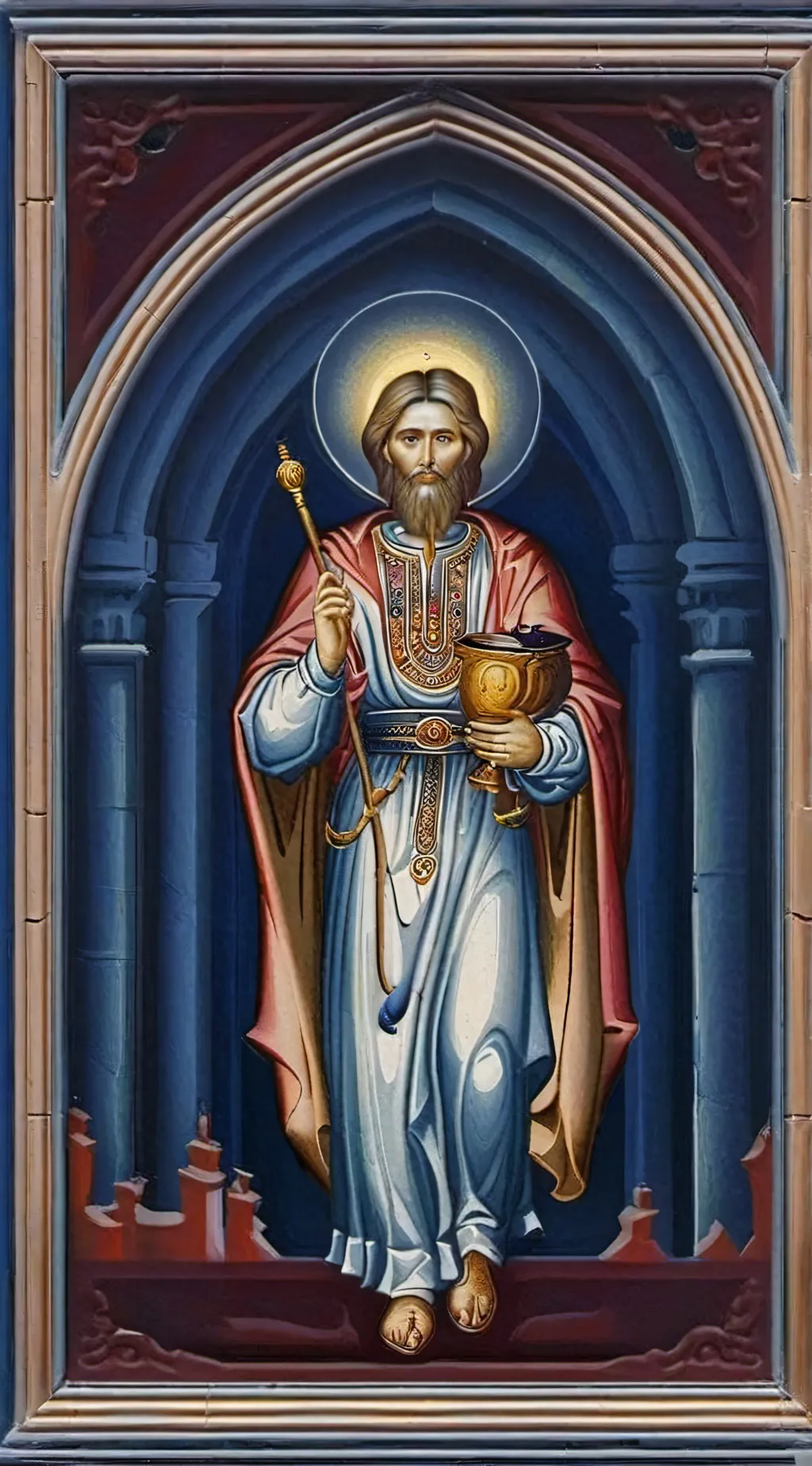 ai character: jesus timeline background