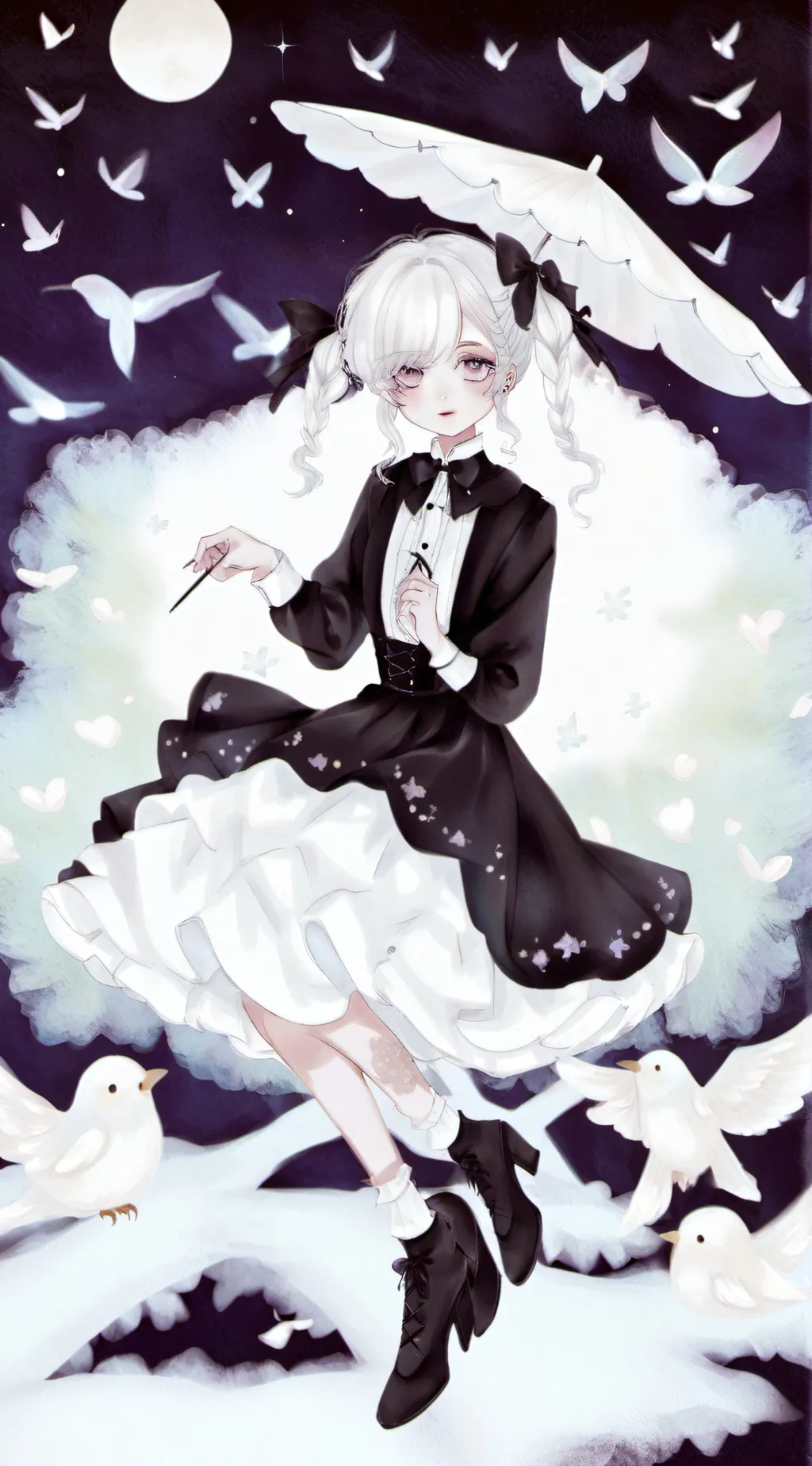 ai character: Calculator background