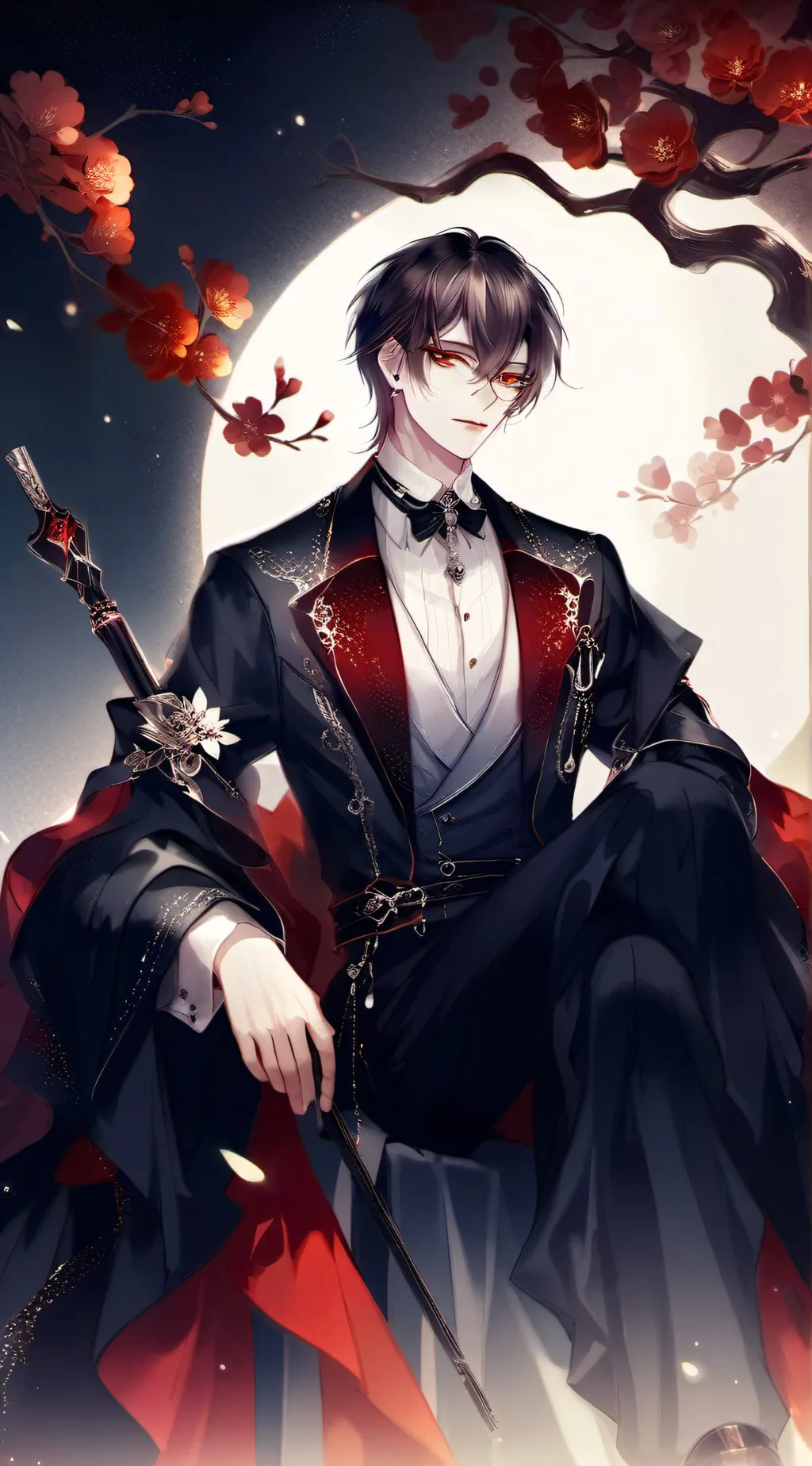 ai character: Royalty keitaro background