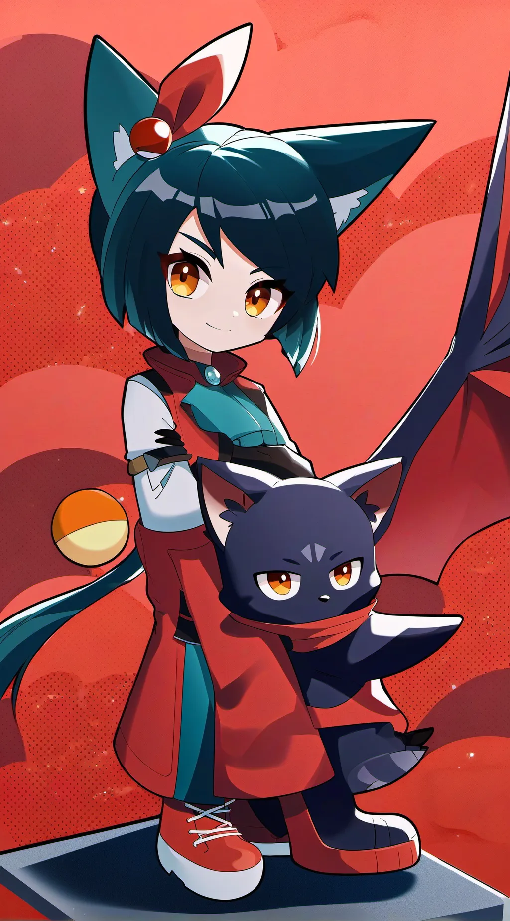 ai character: Aphmau  background