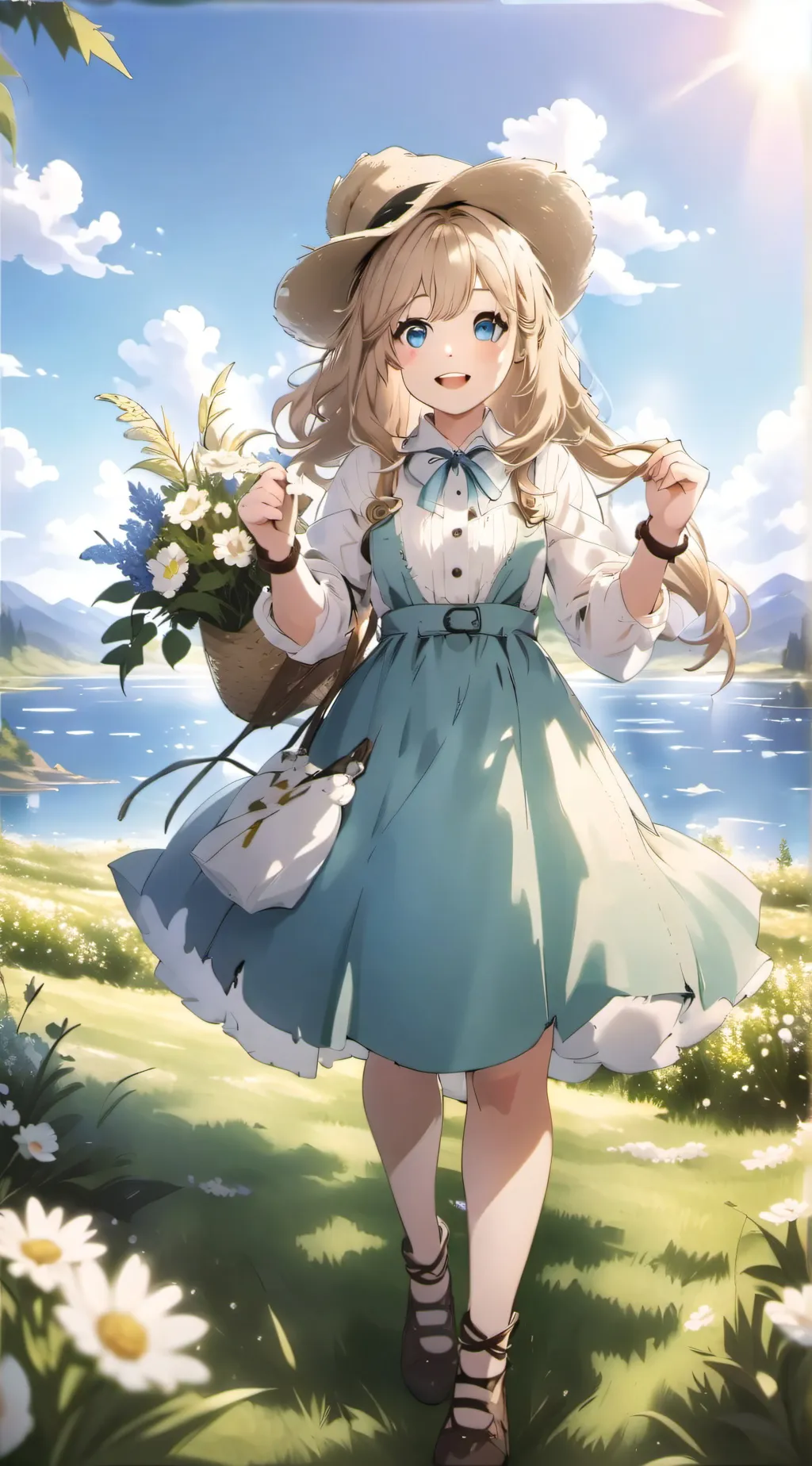 ai character: luna background