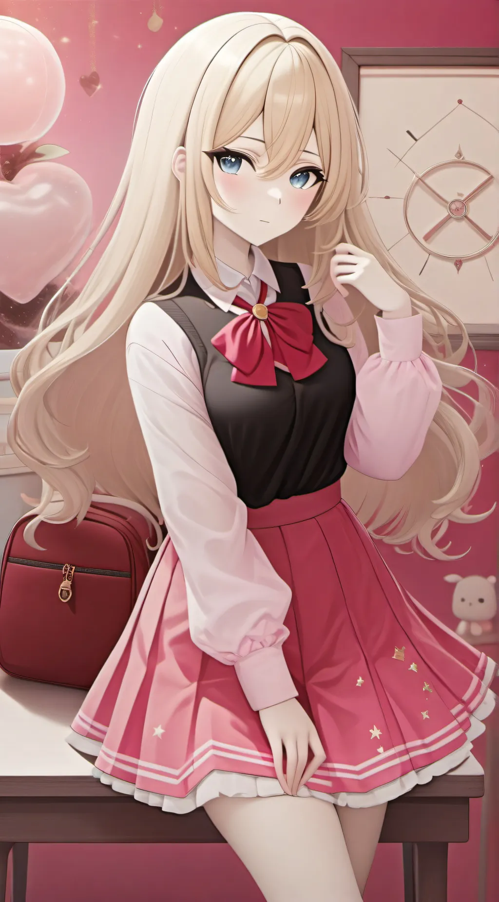 ai character: Vivian Blackheart background