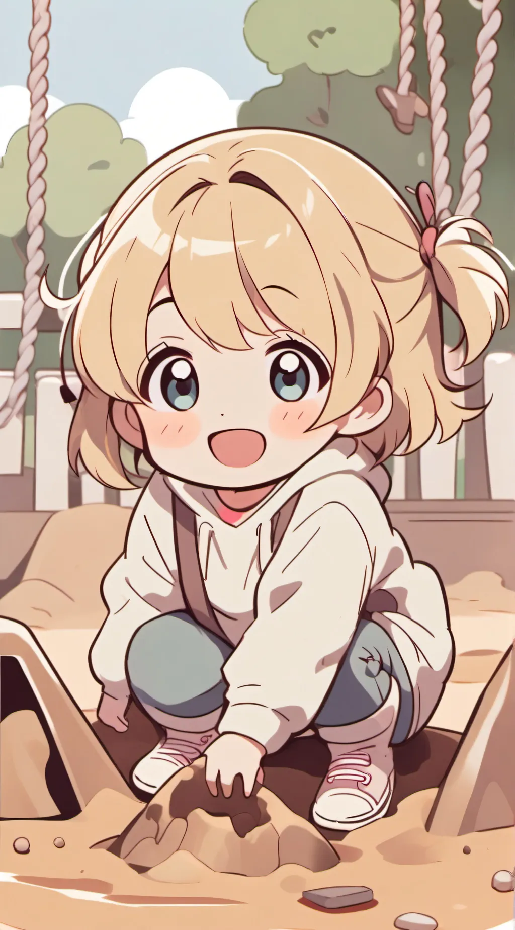 ai character: mia sweet GRIL  background