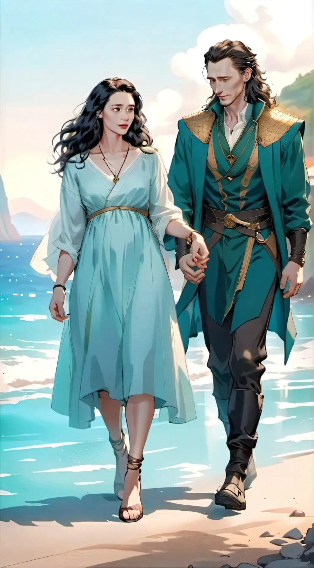 ai character: Loki Laufeyson background