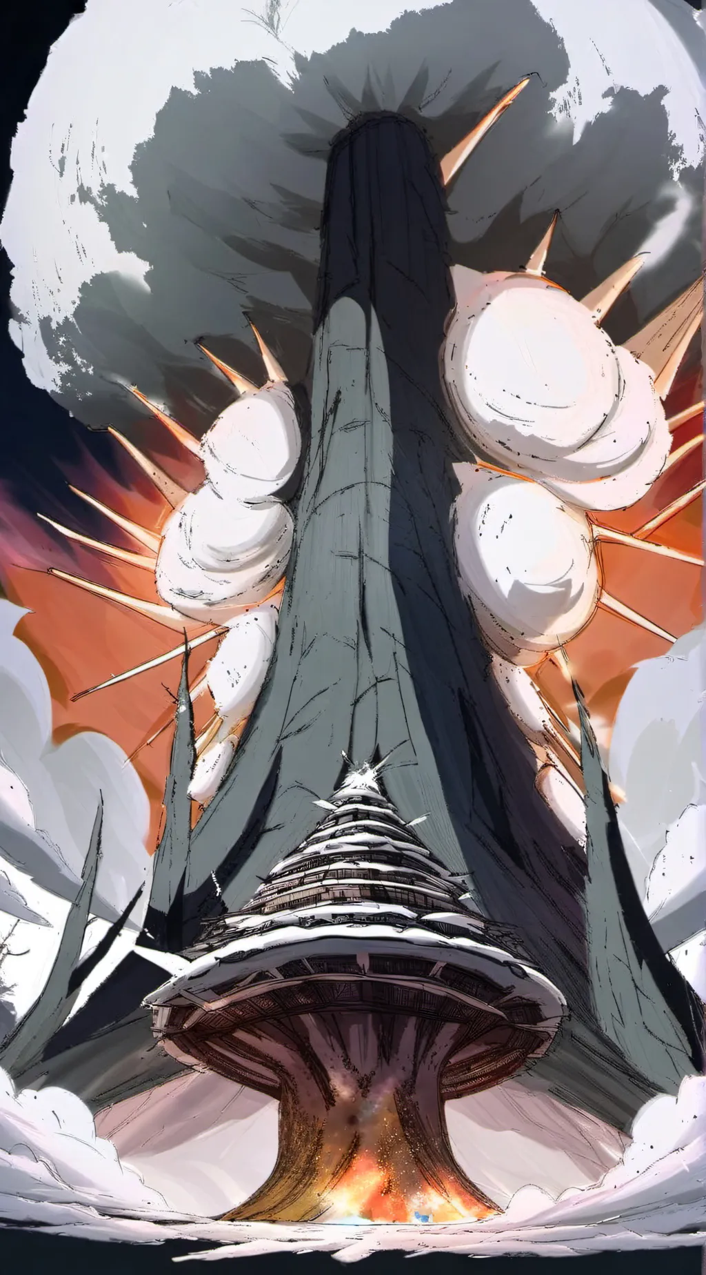 ai character: mushroomcloud goji background