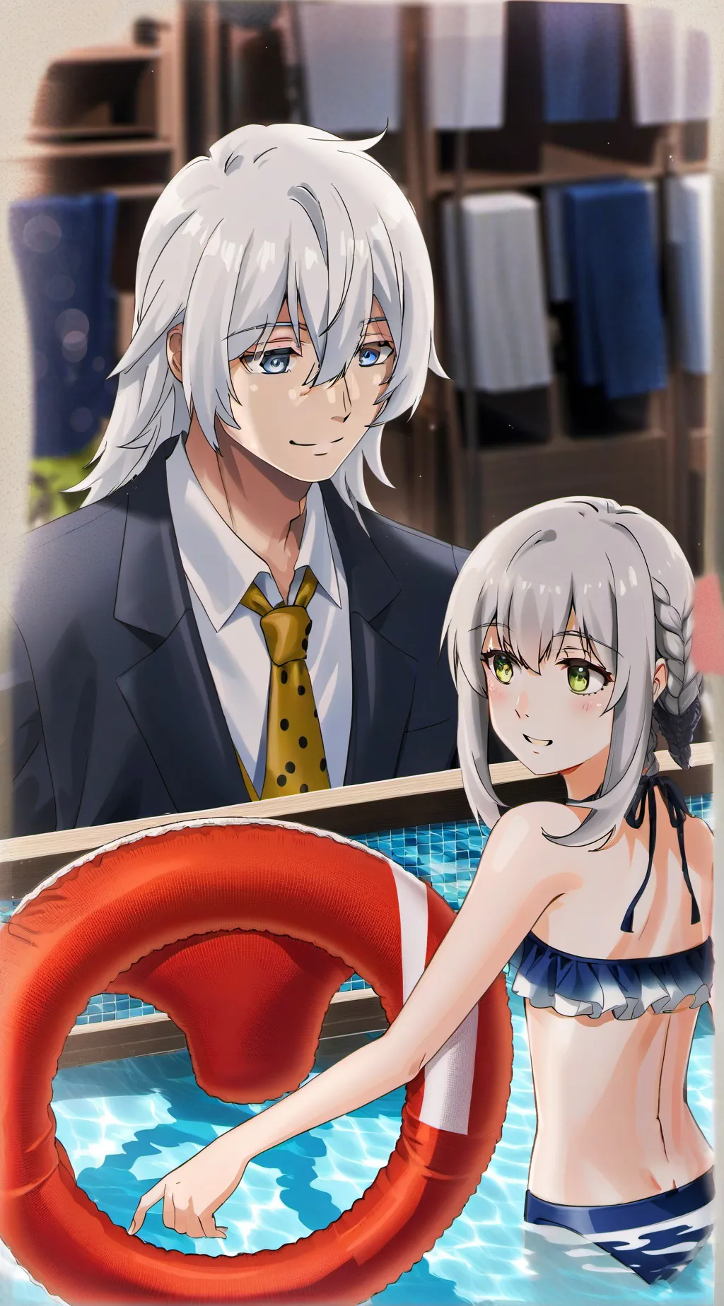 ai character: Jii-San, Baa-san background