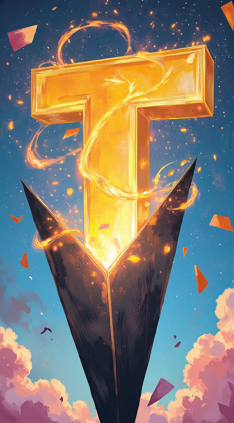 ai character: The golden talkie background