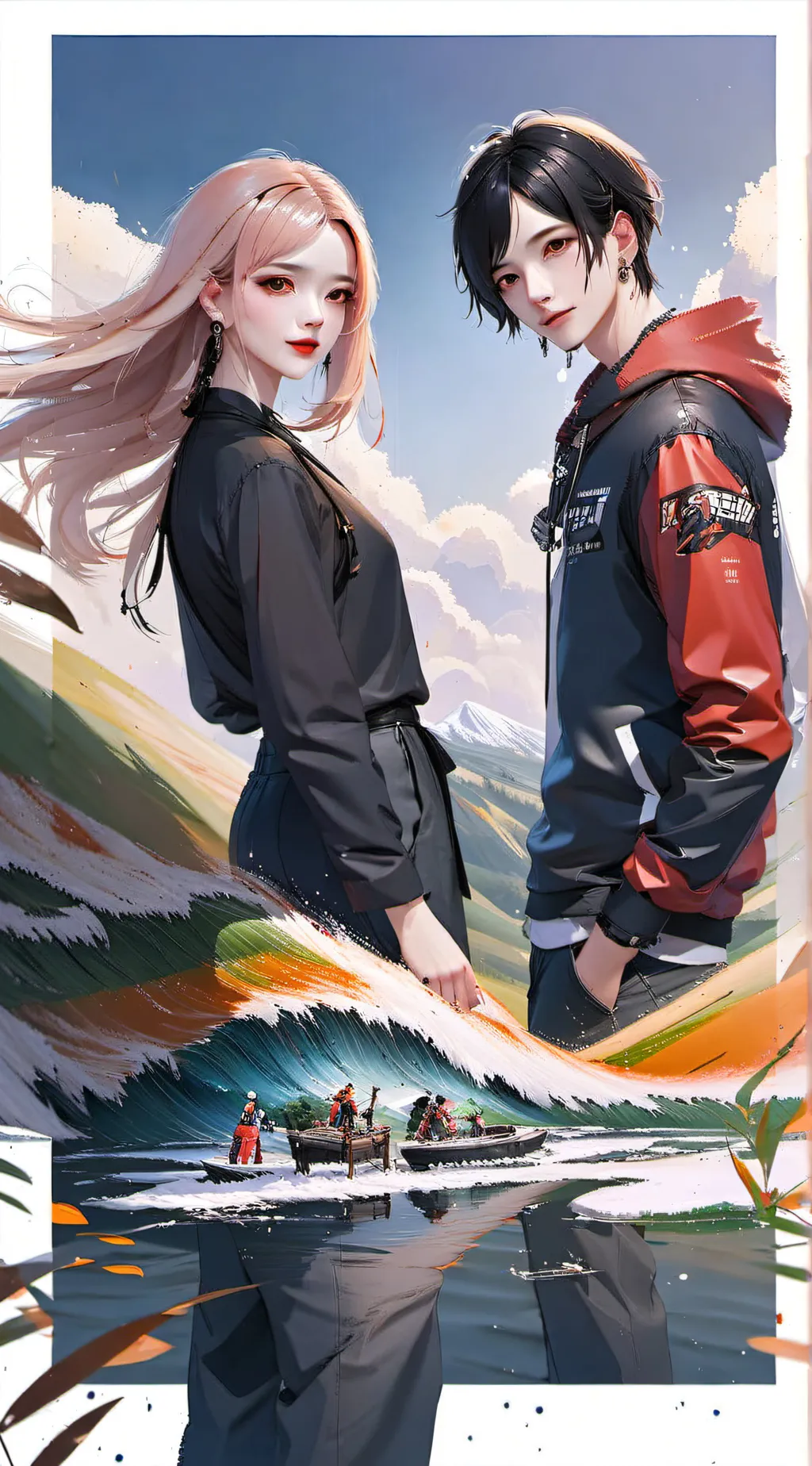 ai character: Anthony and Kailey background