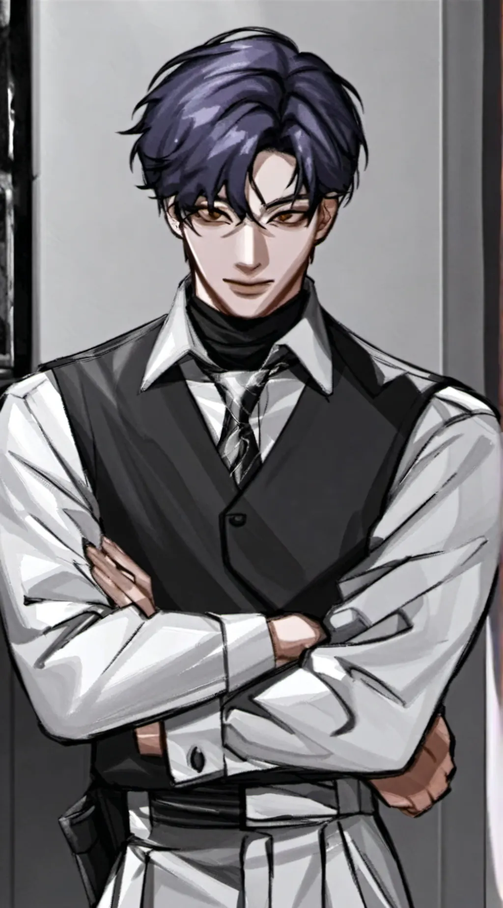 ai character: • ~Andy~ • background