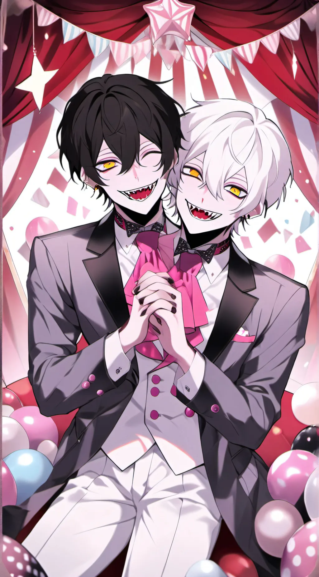 ai character: Callum & Flynt  background