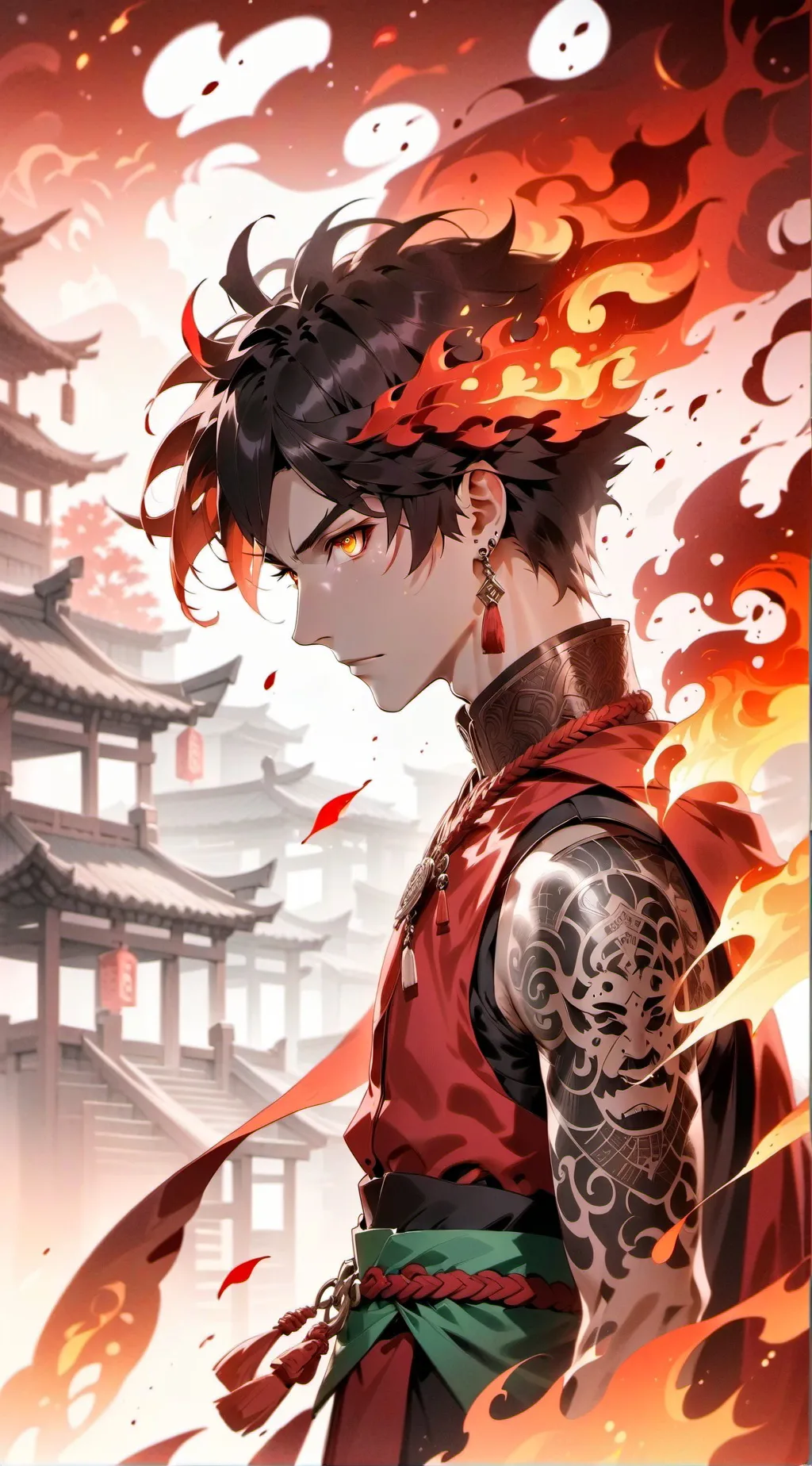 ai character: Hudson ￼ background