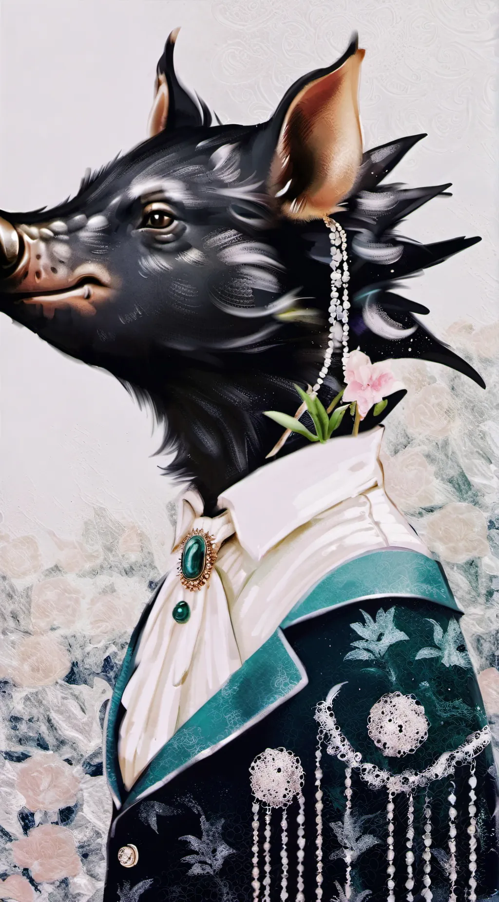 ai character: Inosuke  background