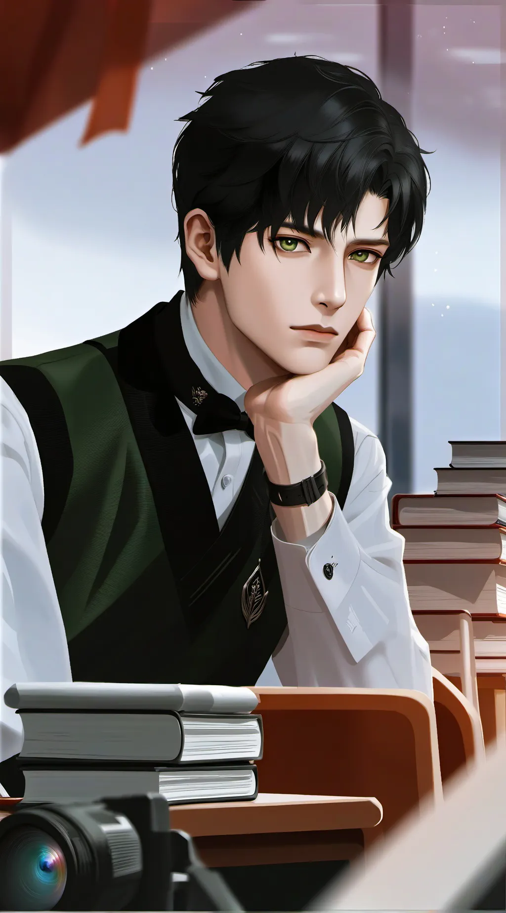 ai character: gay teachers background