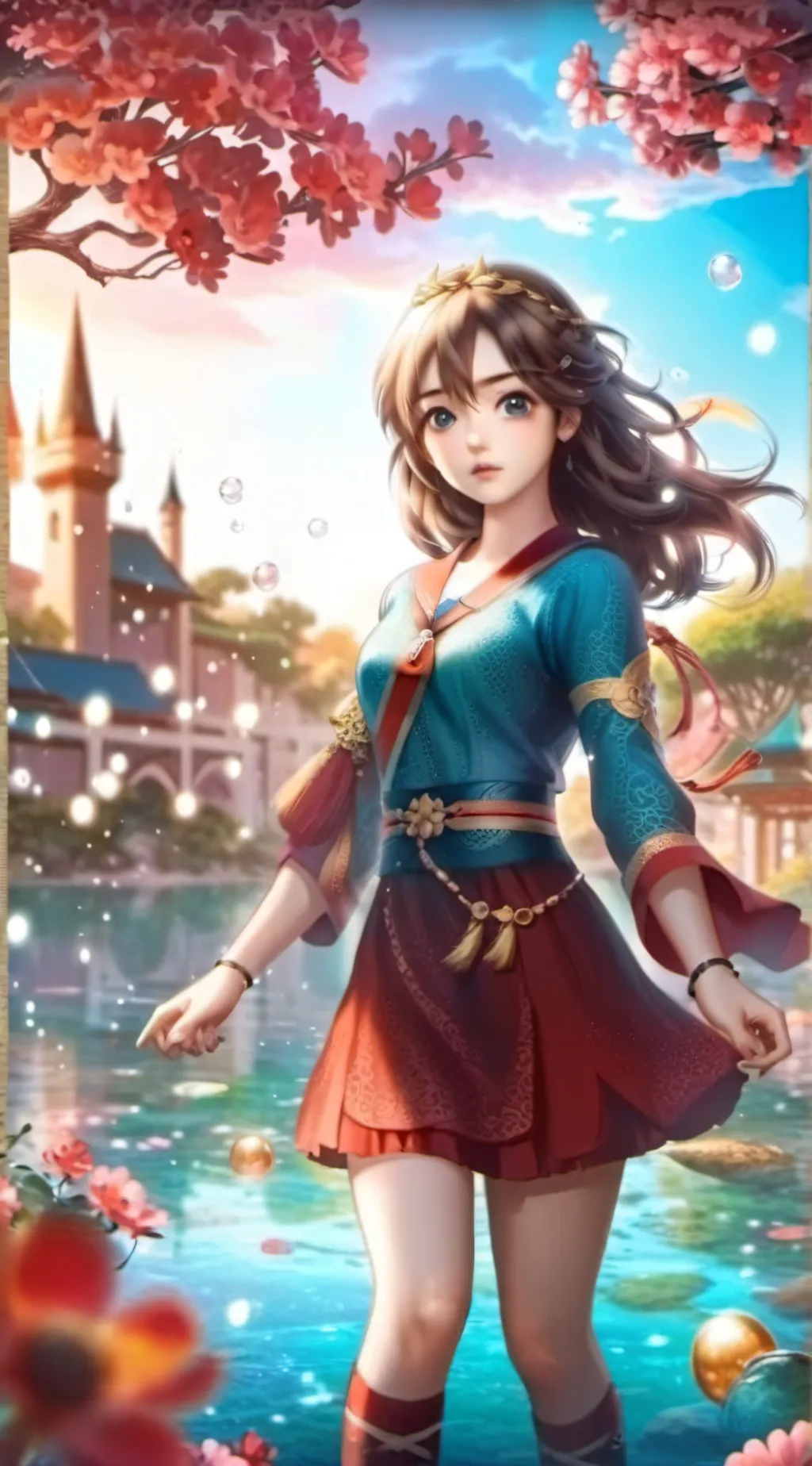 ai character: kiara background