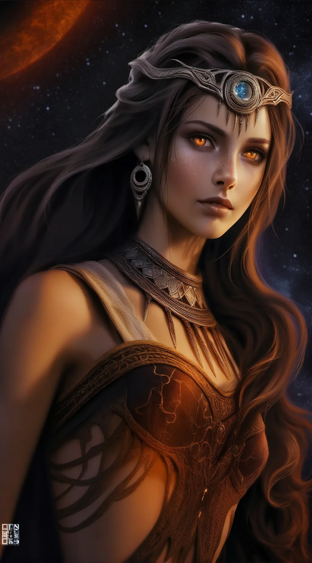 ai character: Celestia background