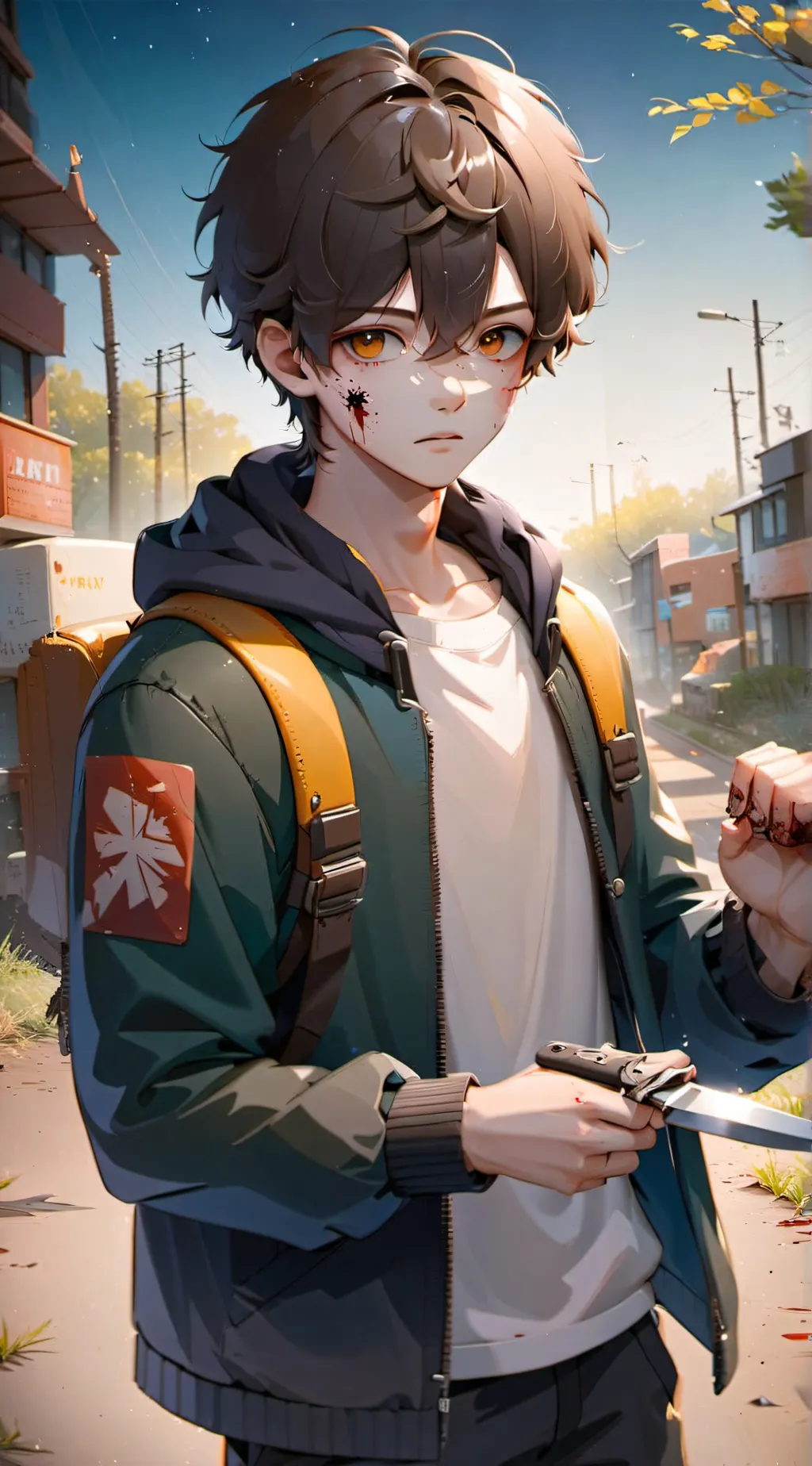 ai character: Max background